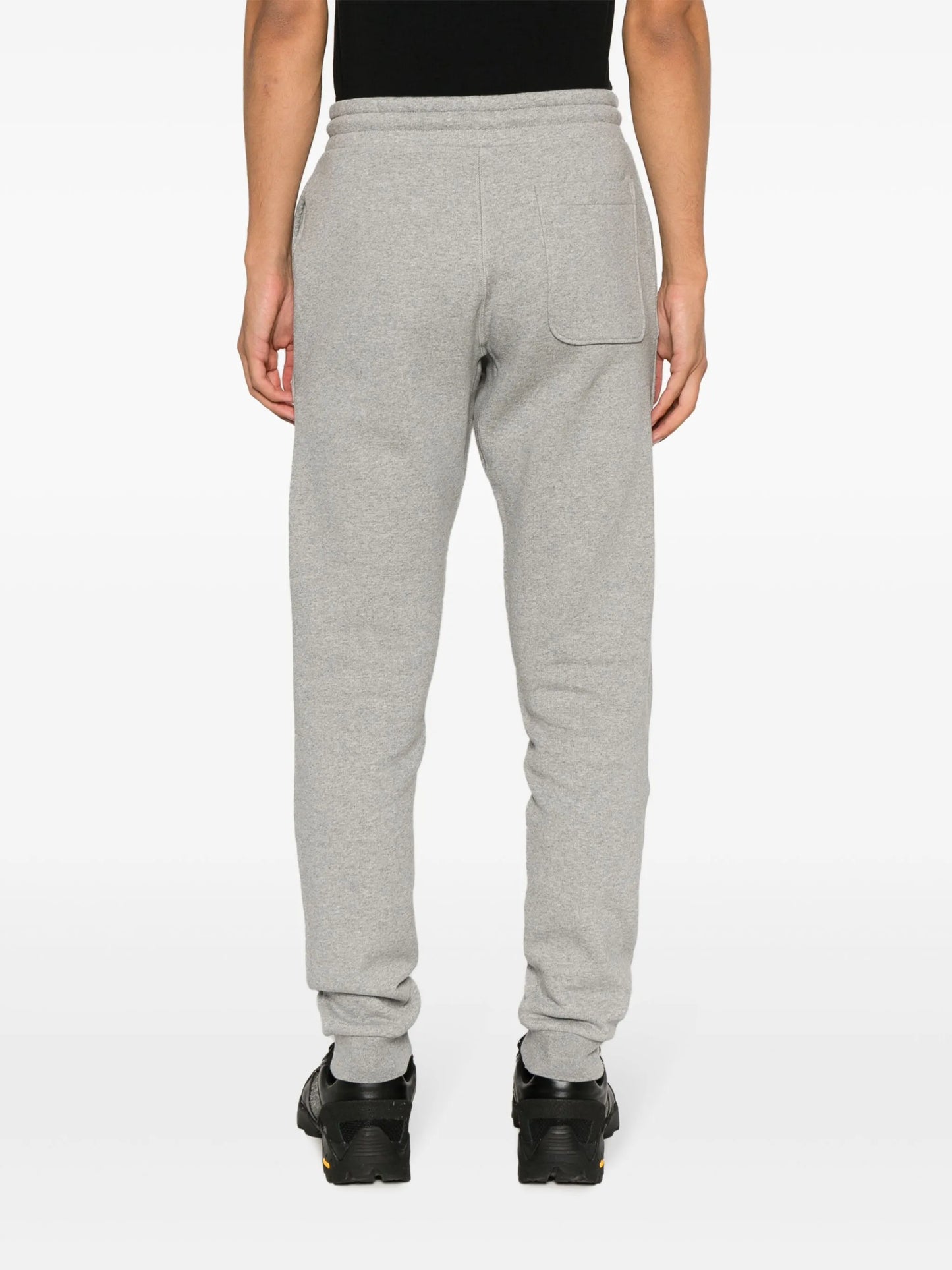 logo-patch cotton track pants