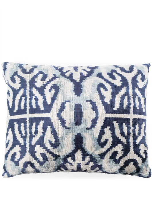 jacquard silk velvet cushion