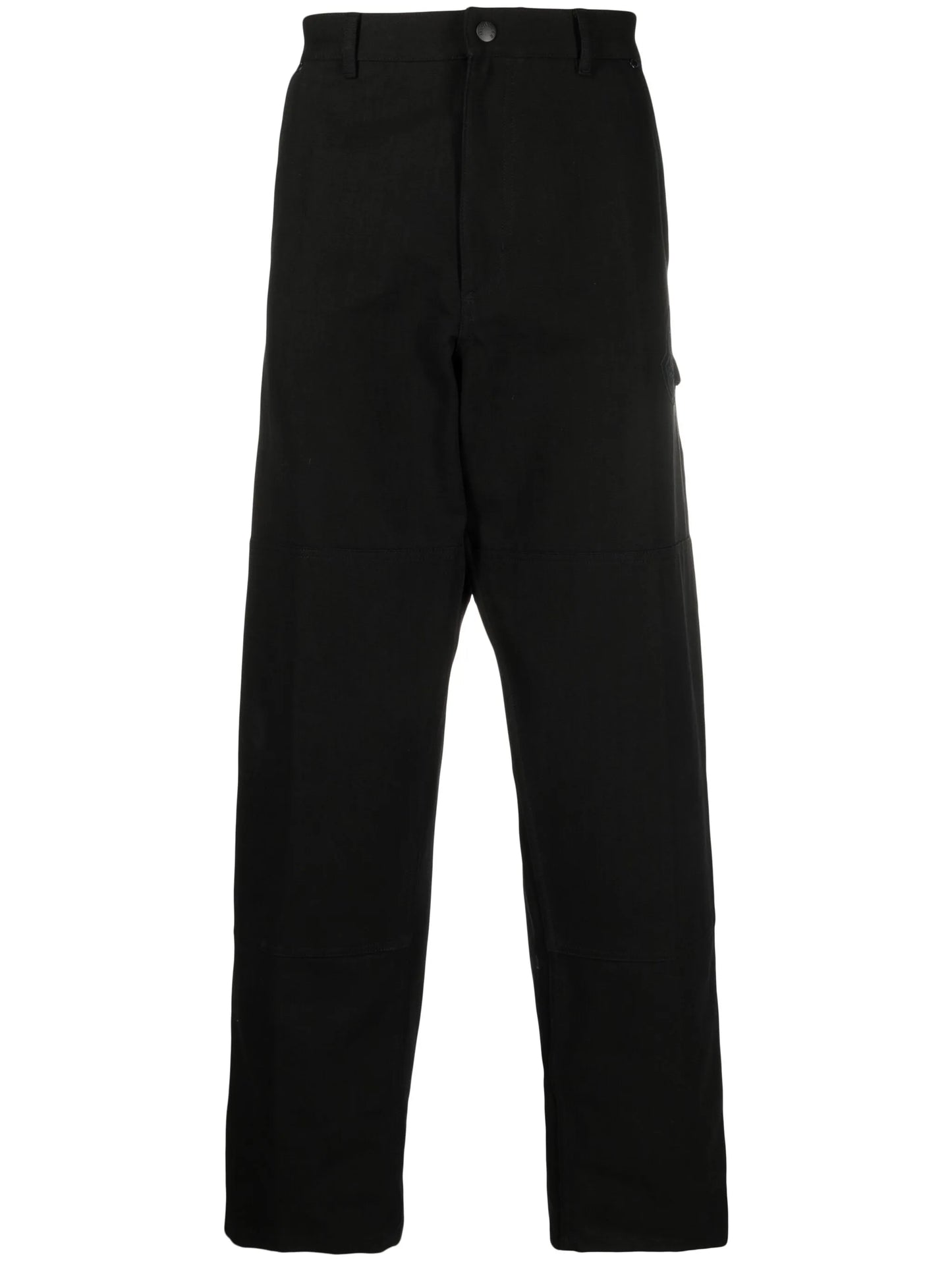 logo-embroidered cotton track pants