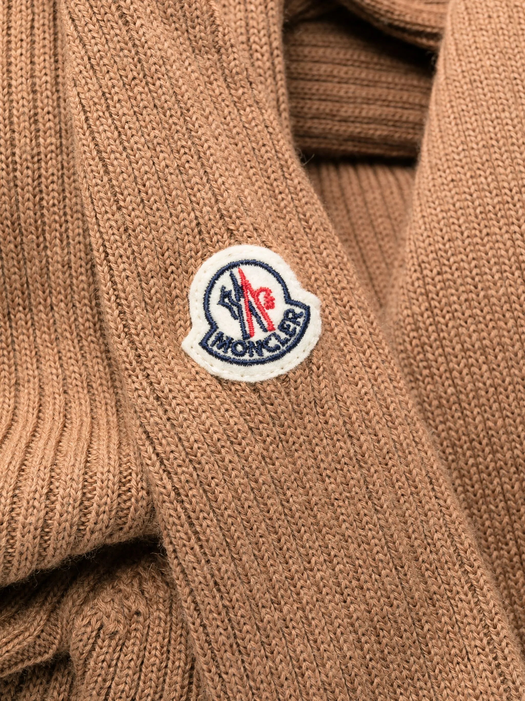 logo-appliqué midi dress