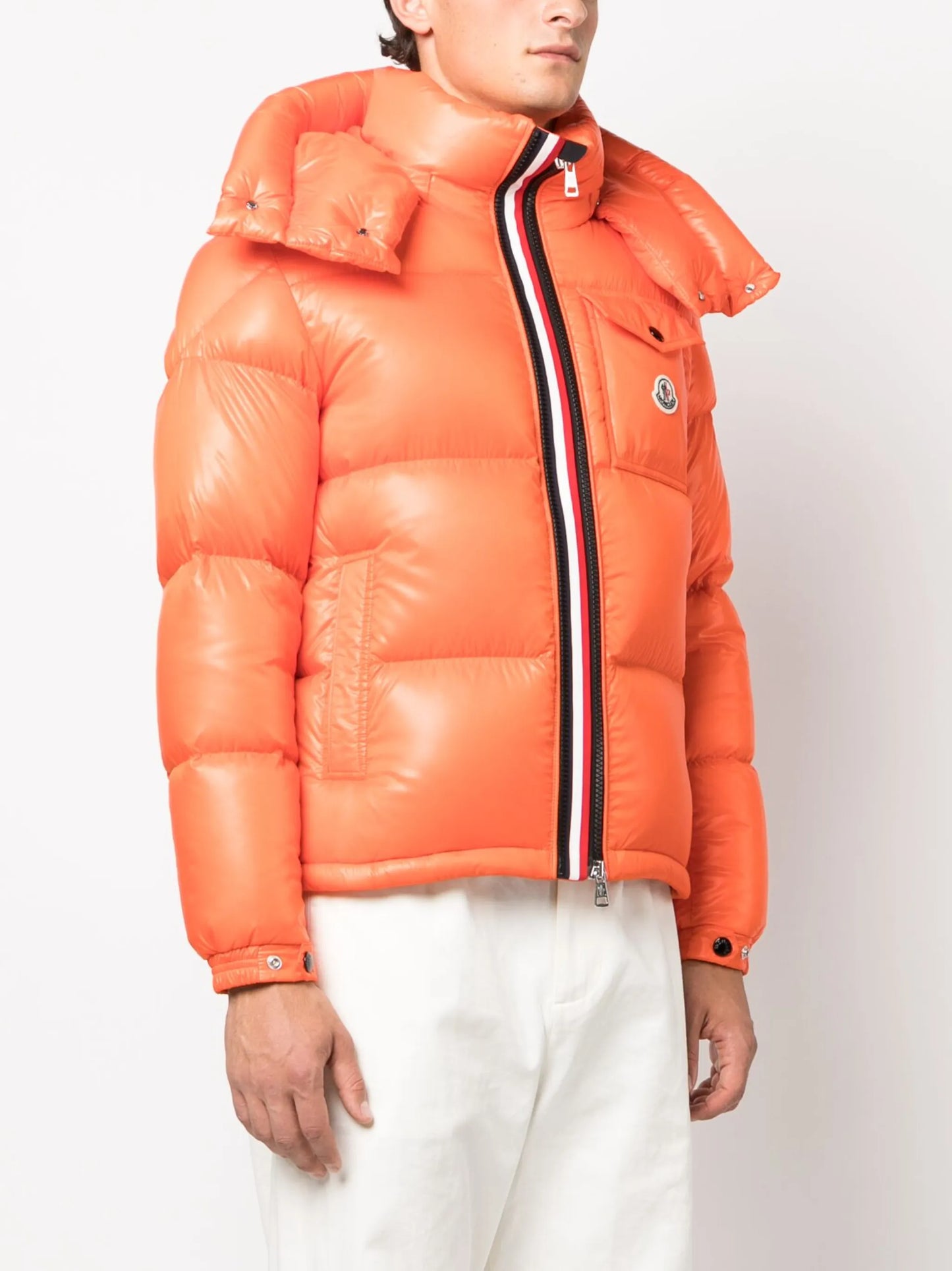 Montbeliard logo-patch padded jacket