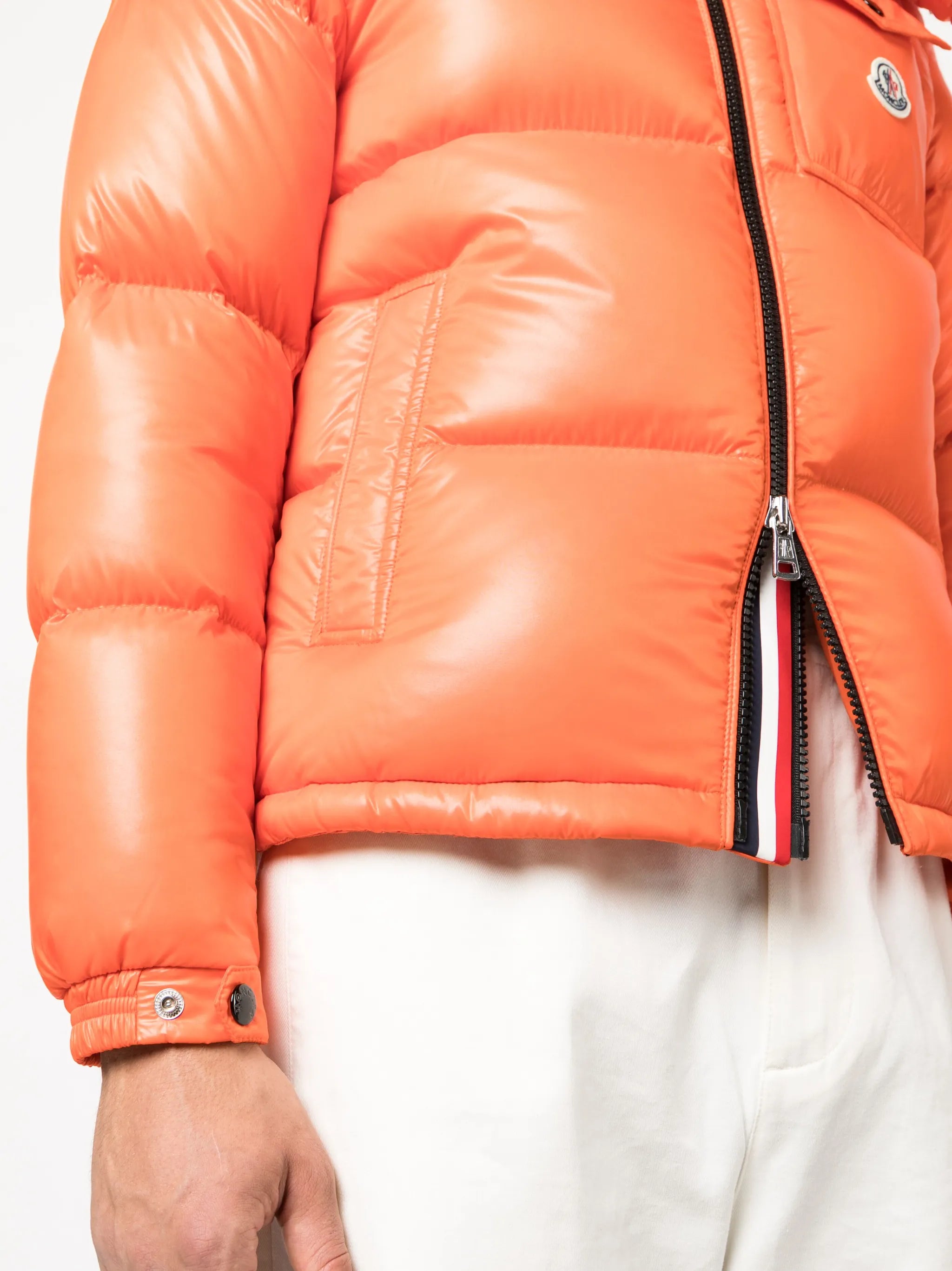 Montbeliard logo-patch padded jacket