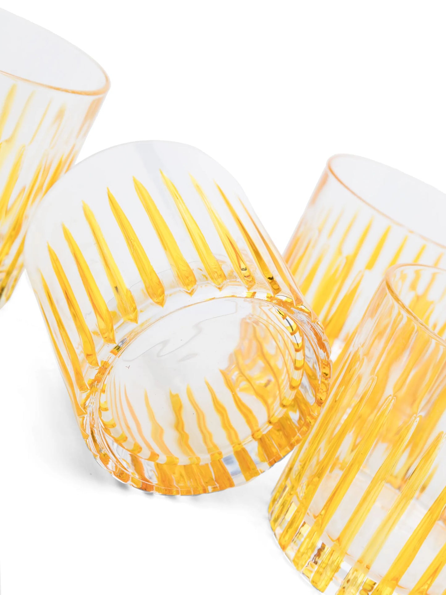 crystal water tumblers (set of four)