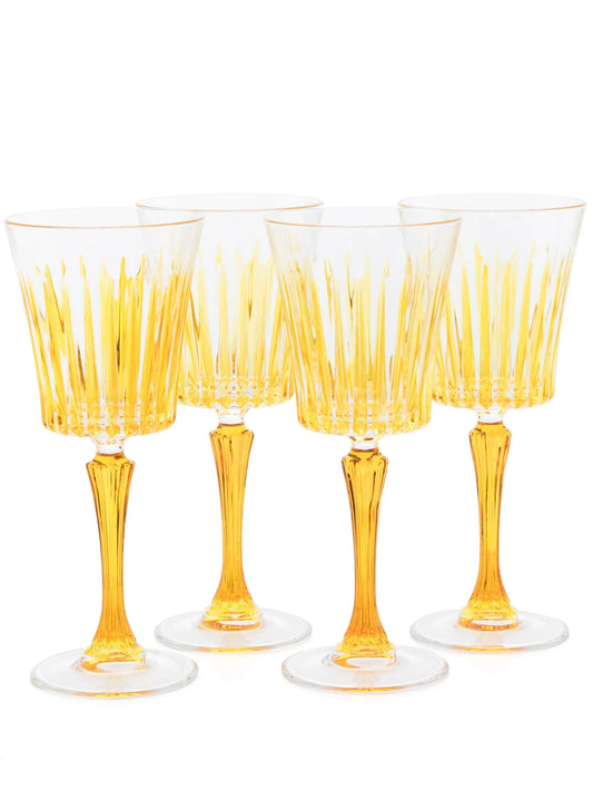 crystal wine goblets (set of four)