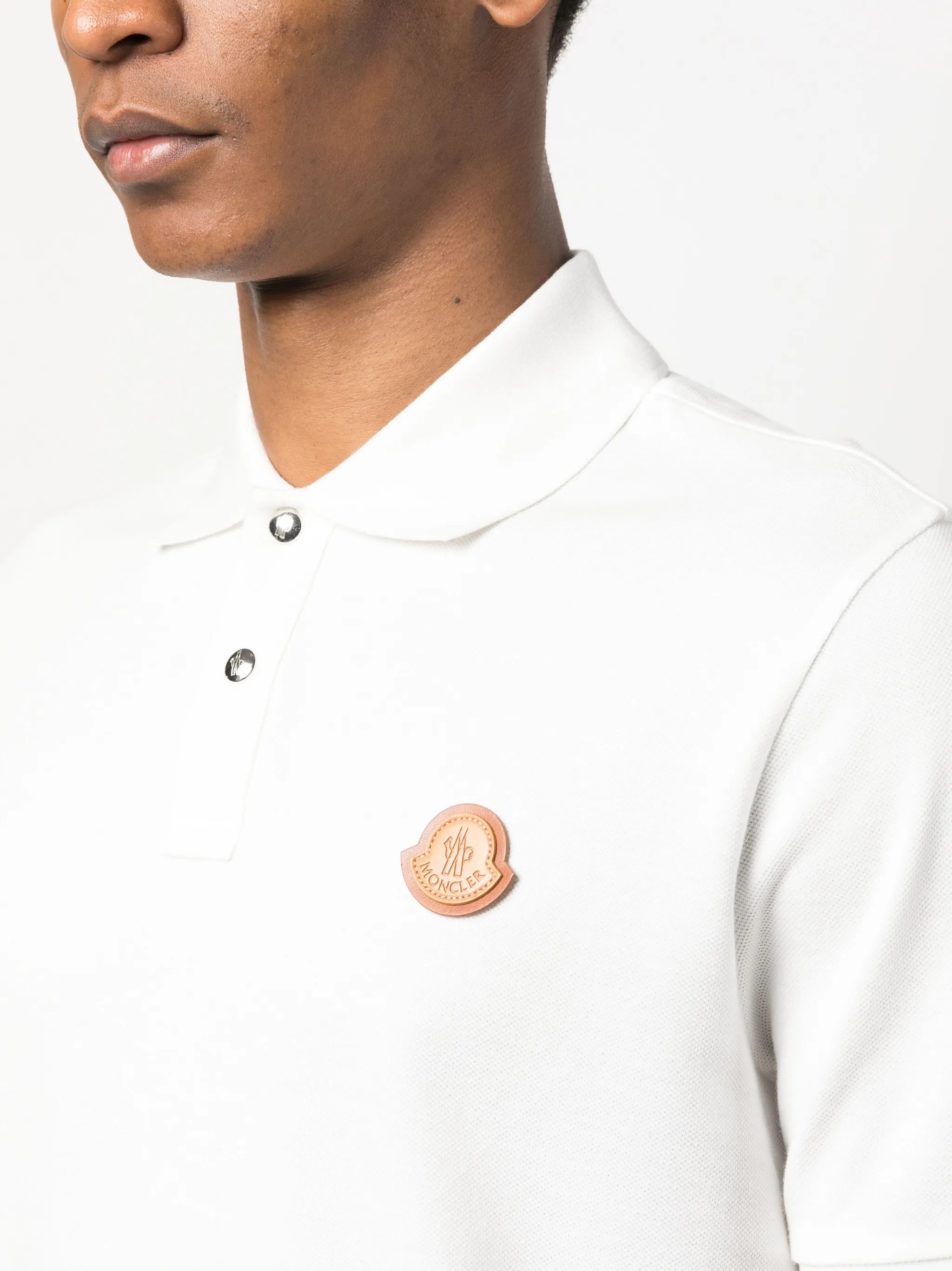 logo-patch cotton polo shirt