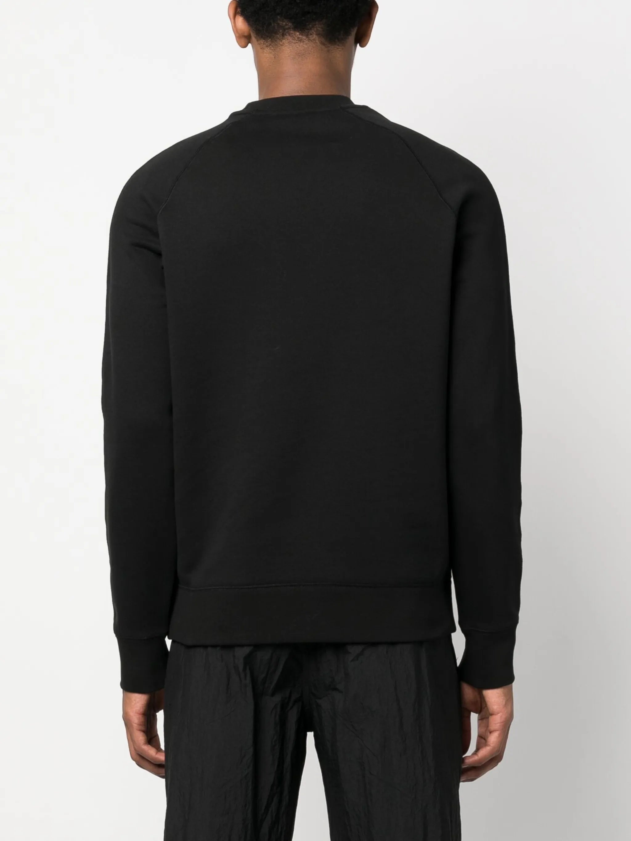 logo-patch cotton sweatshirt