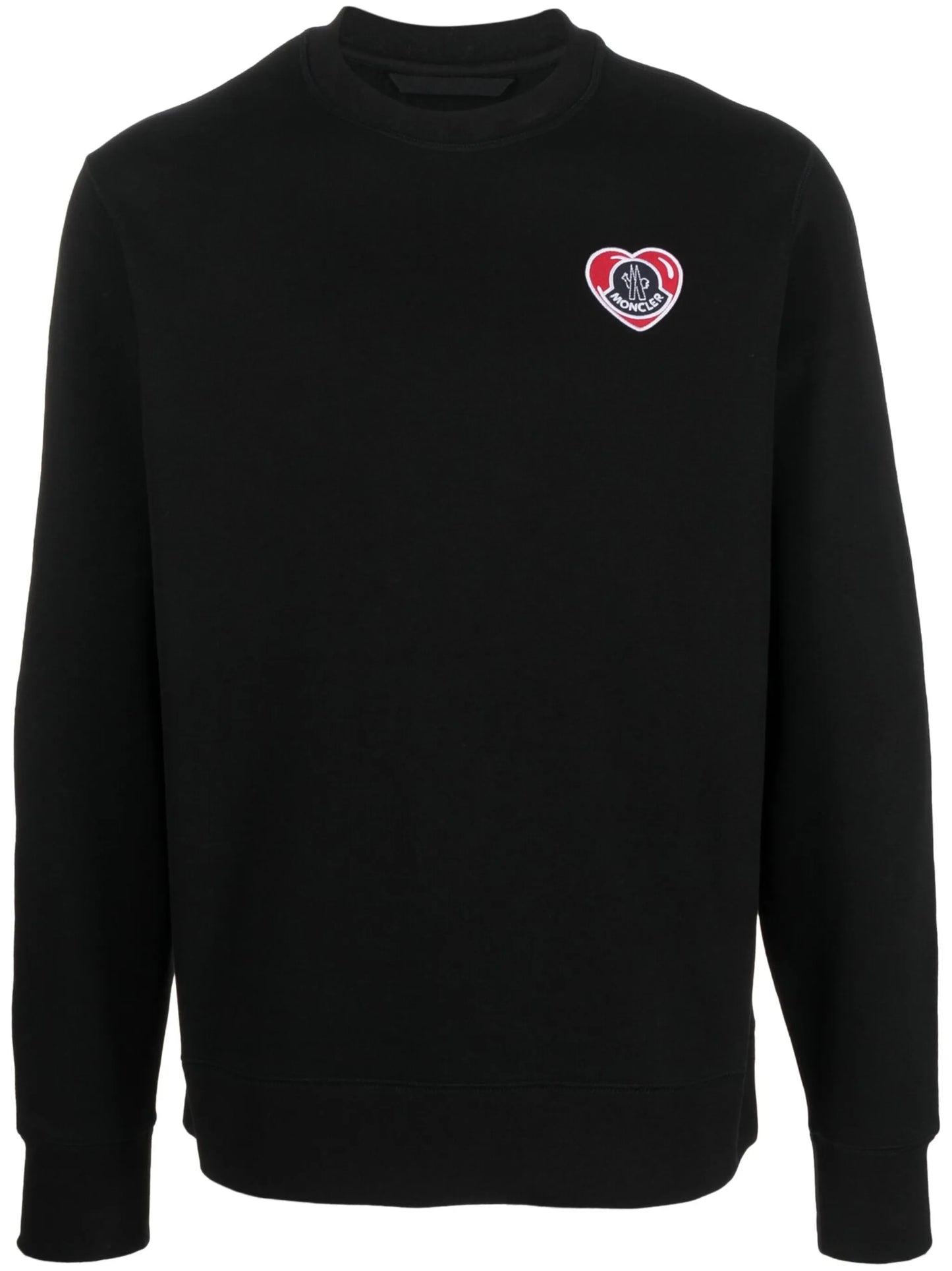 logo-patch cotton sweatshirt