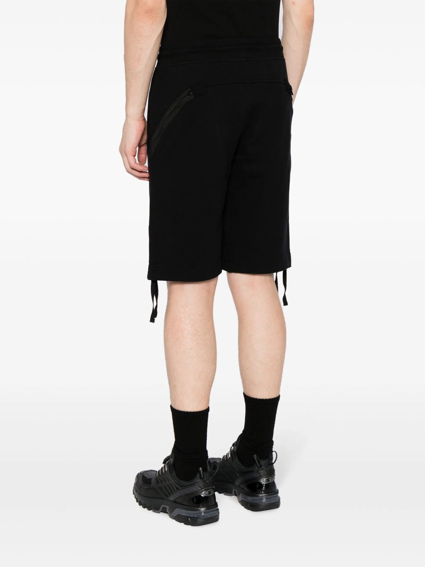 embossed-logo cotton shorts