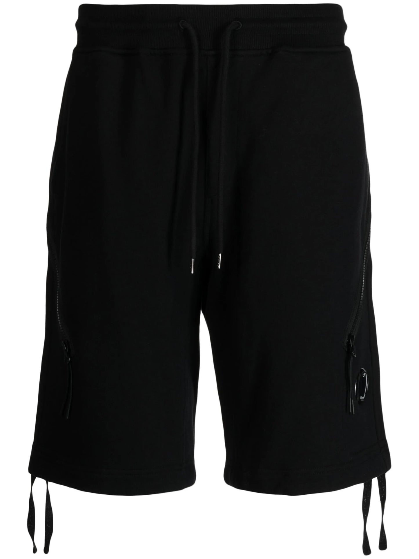 embossed-logo cotton shorts