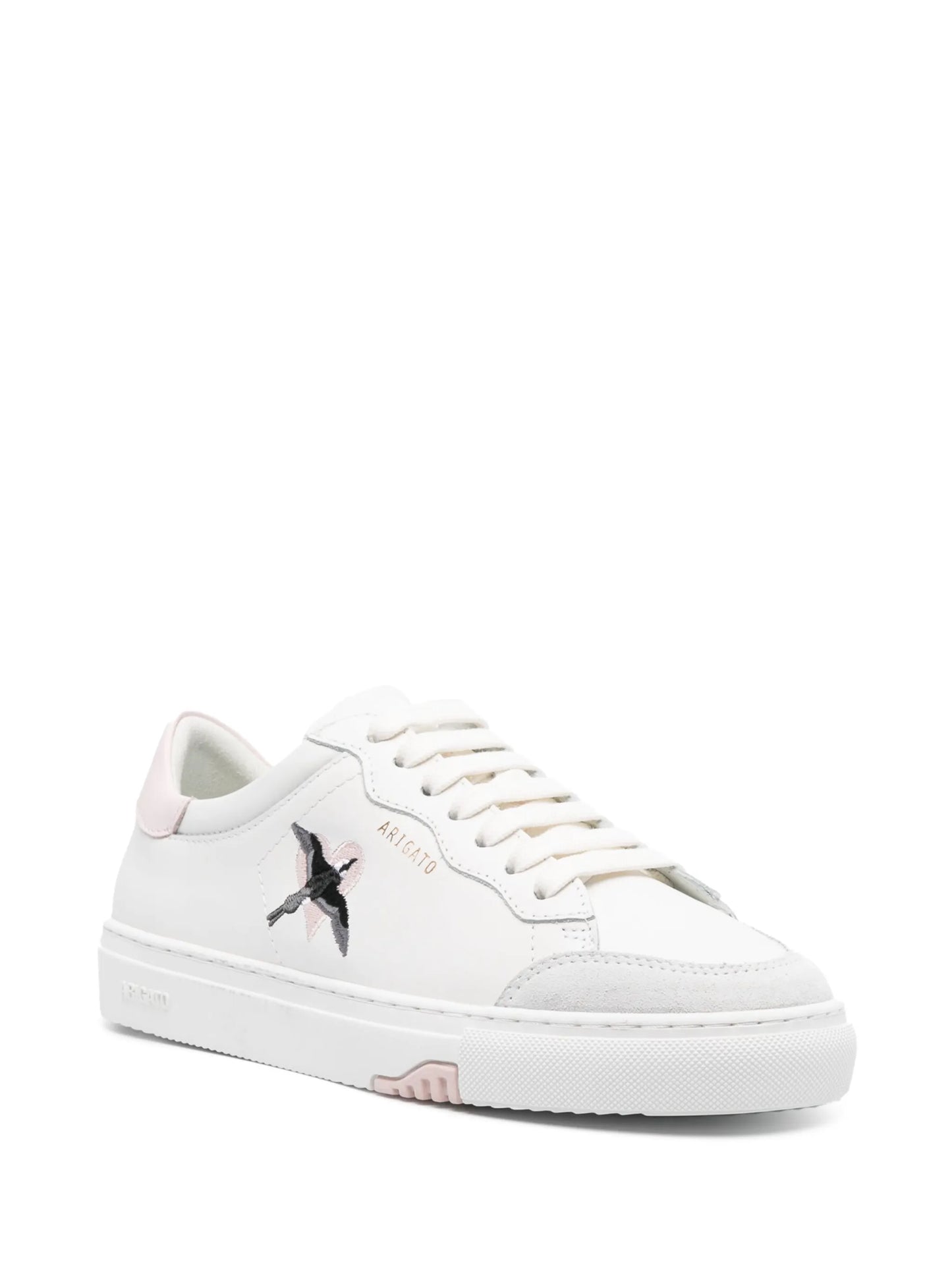 Clean 90 embroidered leather sneakers