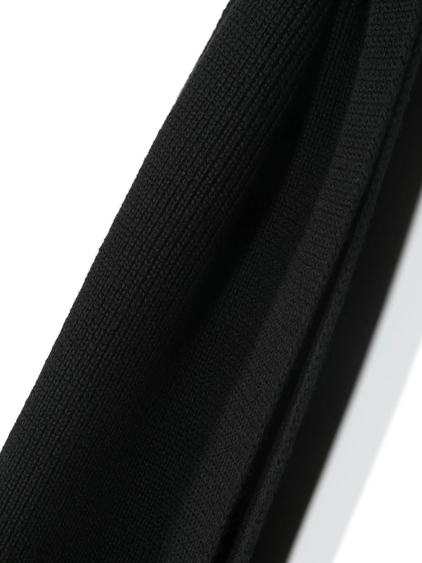 logo-patch virgin-wool scarf