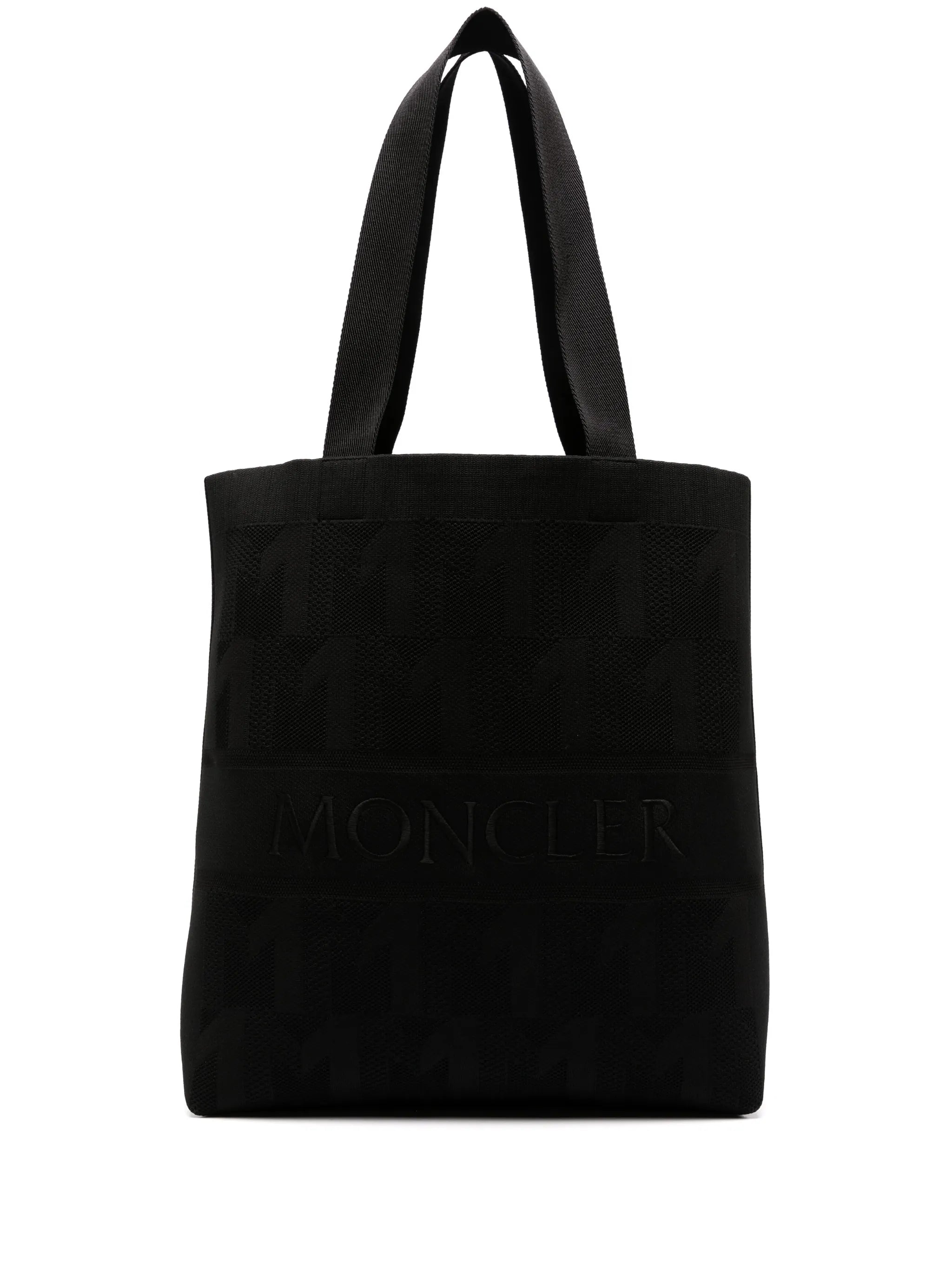 monogram-jacquard tote bag