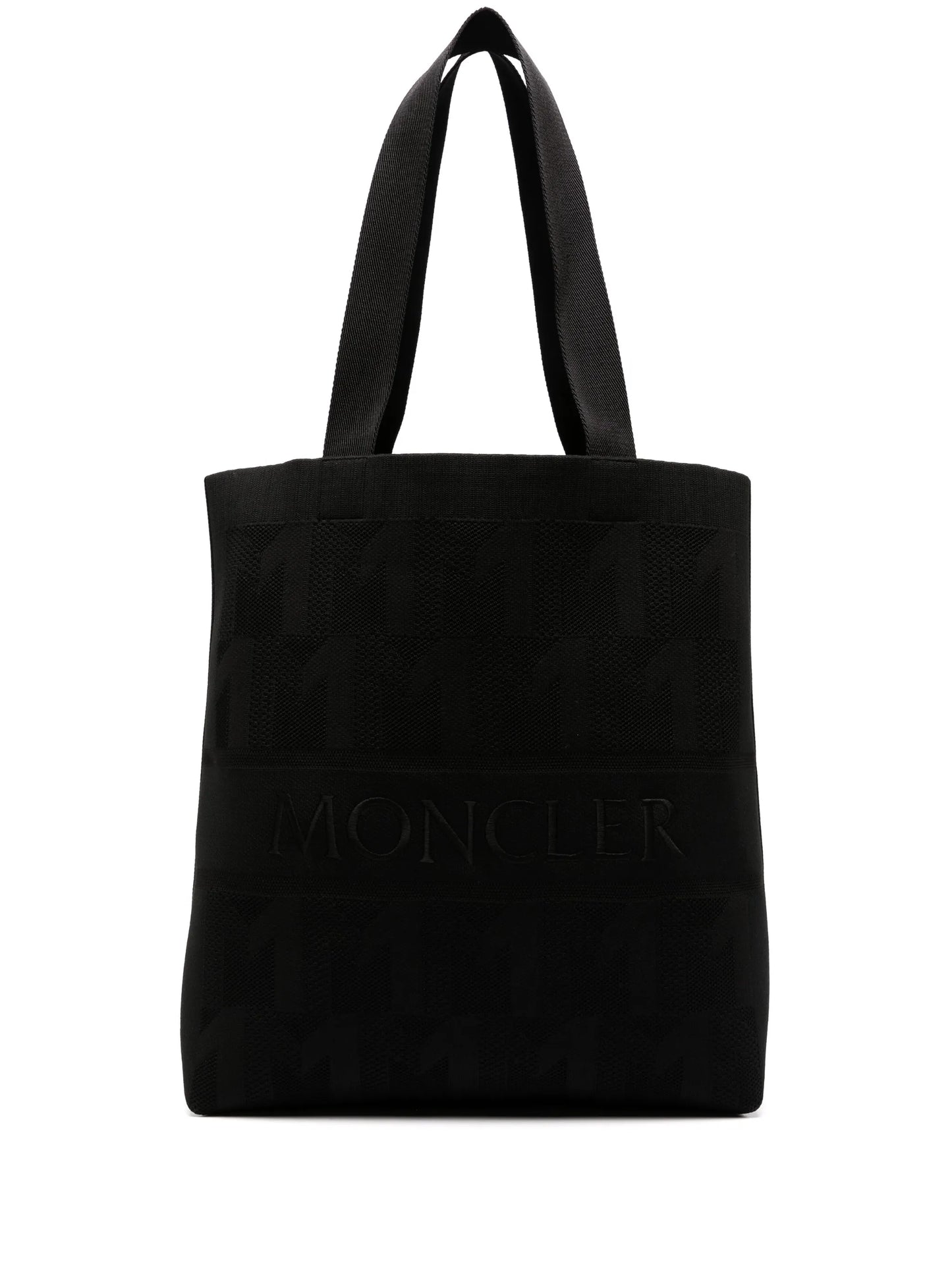 monogram-jacquard tote bag