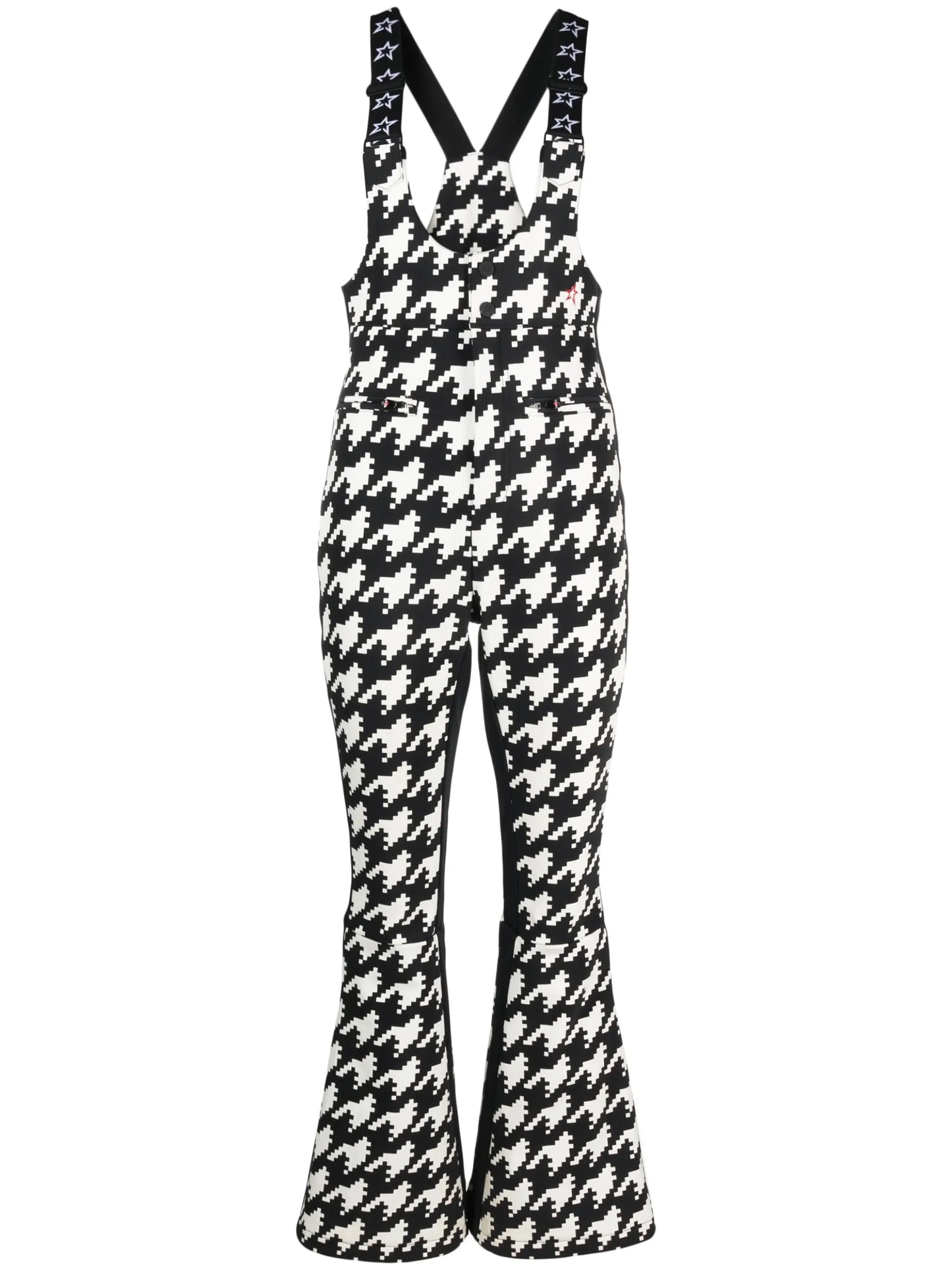 Isola houndstooth ski salopettes