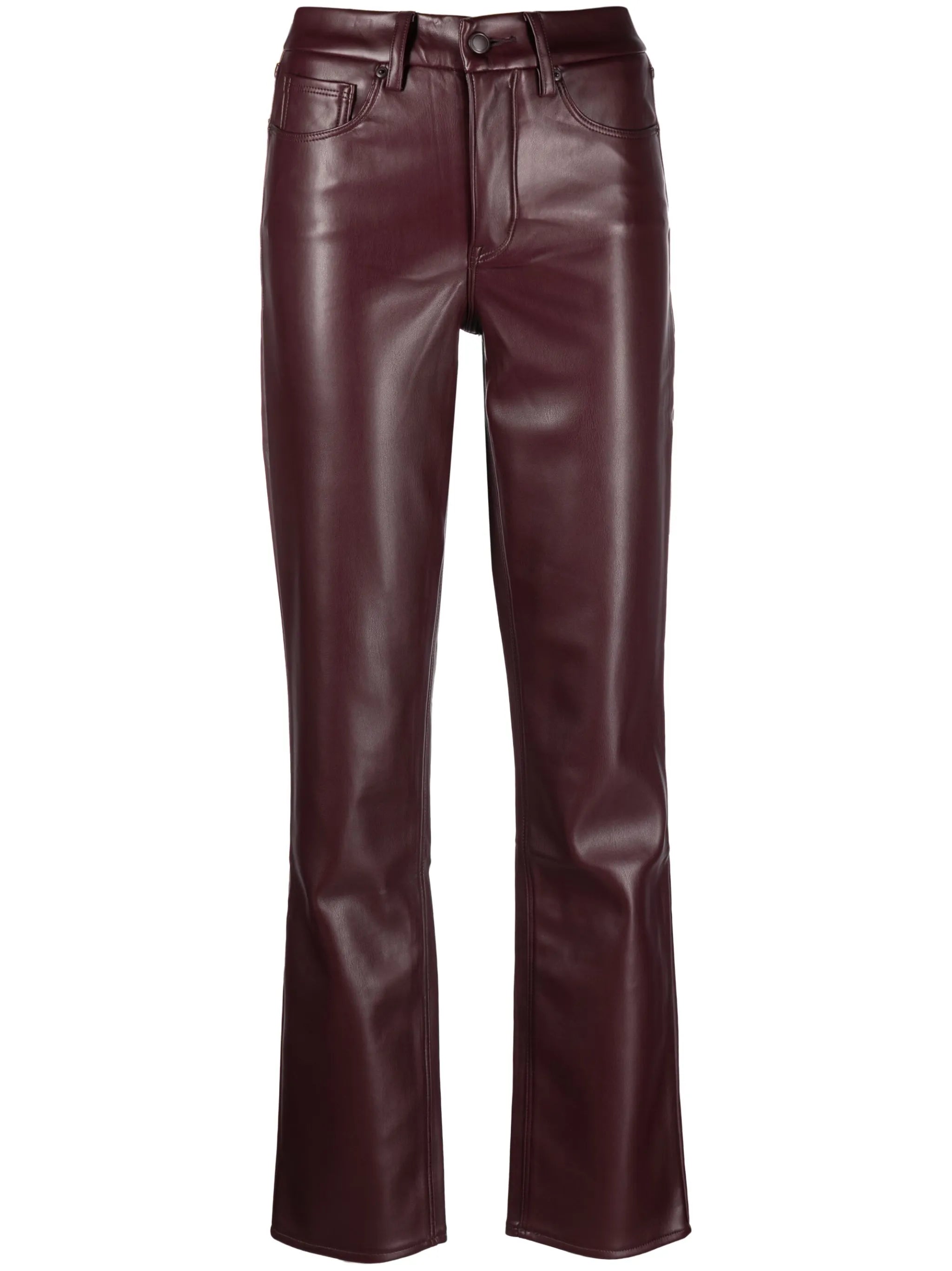 Good Icon faux-leather trousers
