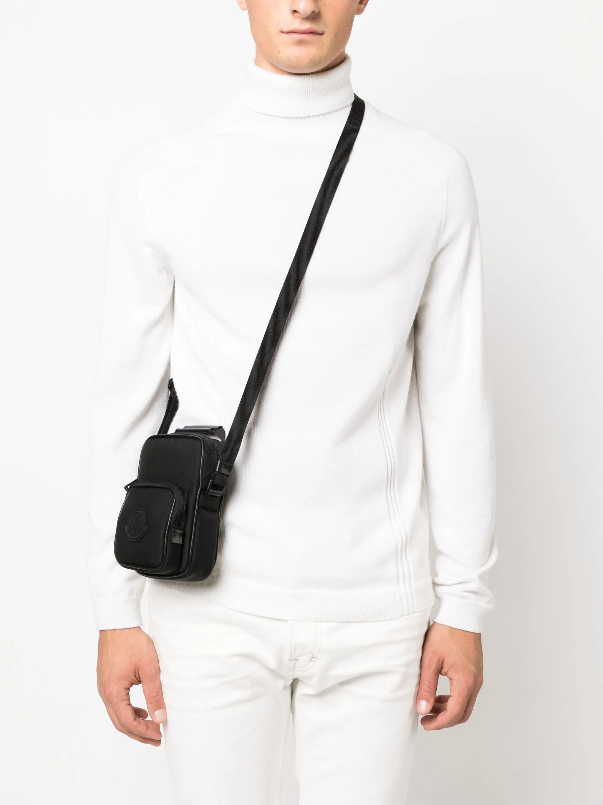 Yehor logo-embossed crossbody bag