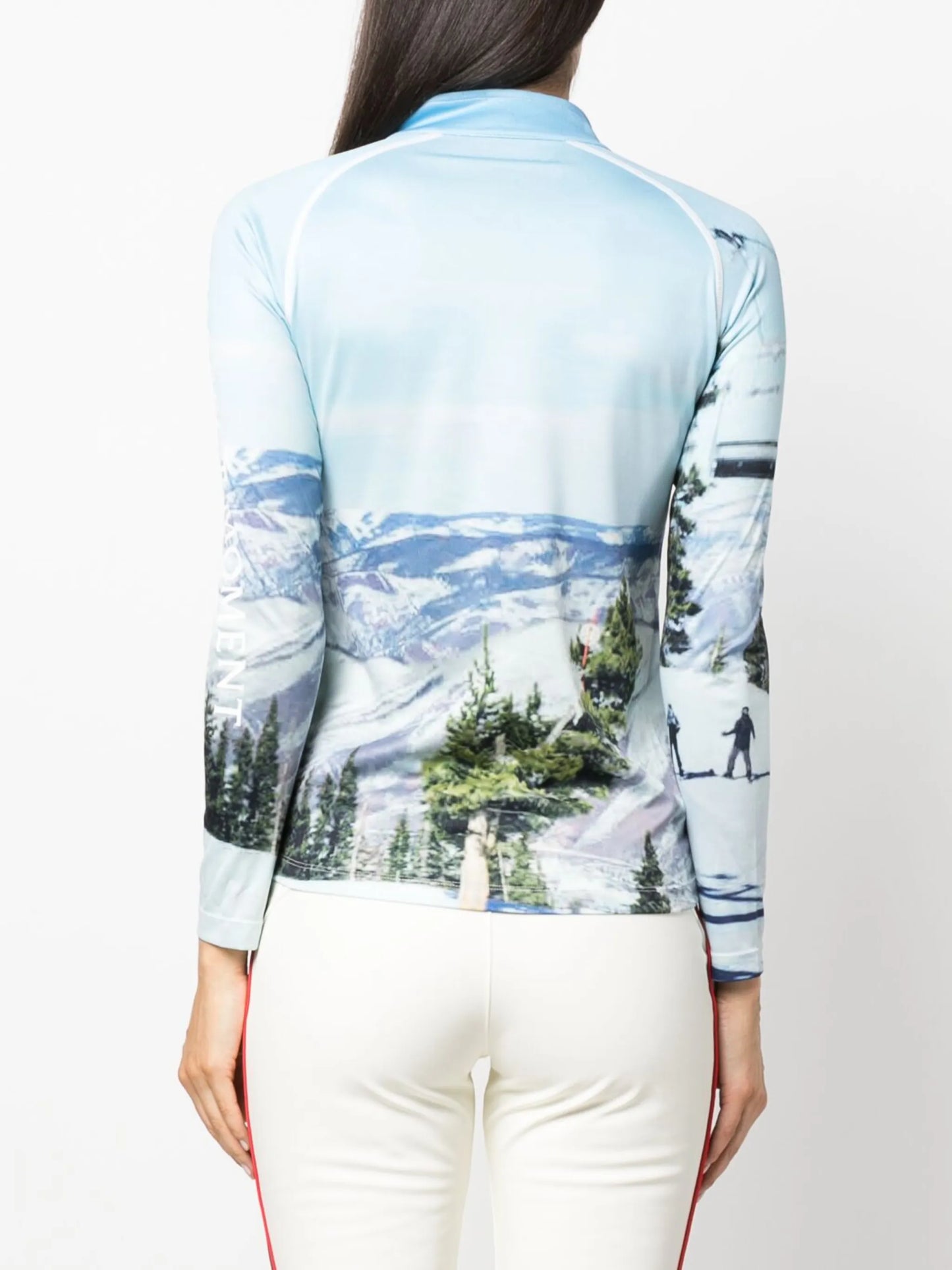 photograph-print ski base layer