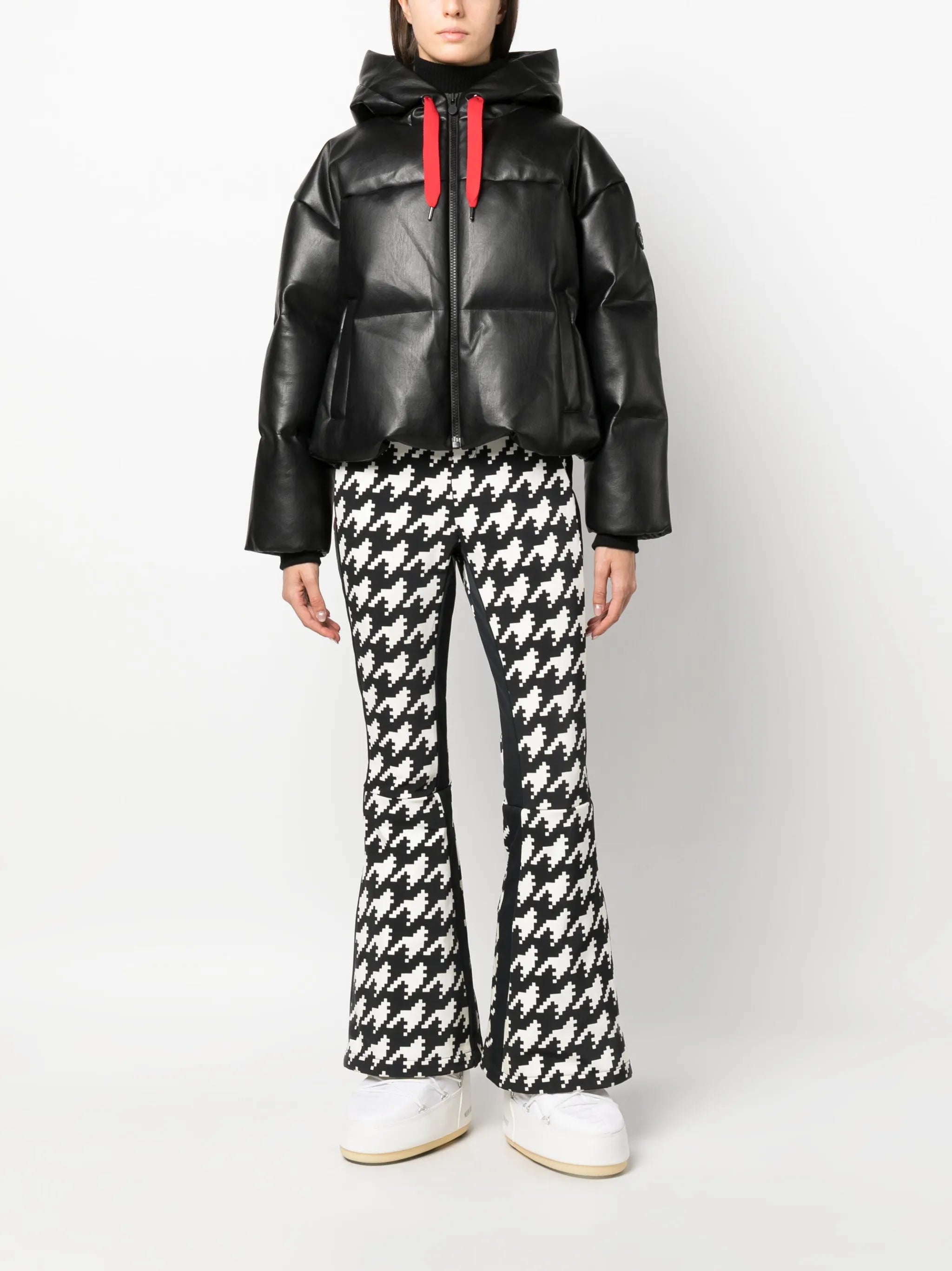 Taos cropped quilted ski jacket