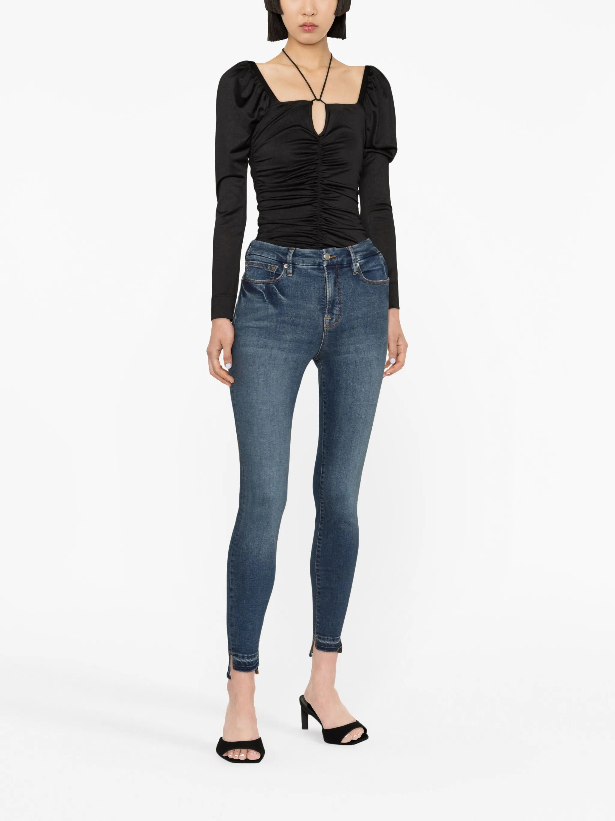 Good Legs high-rise skinny jeans