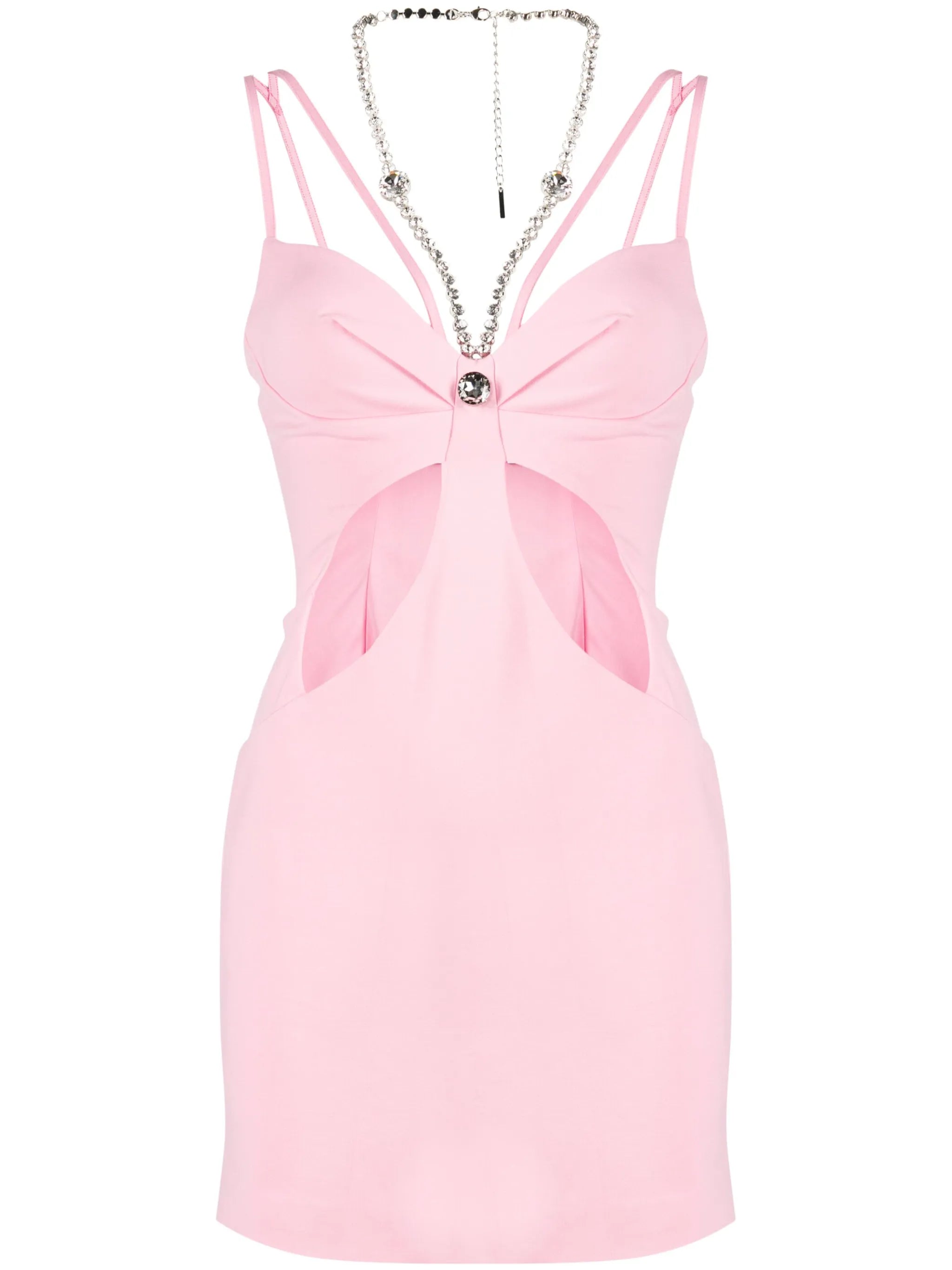 Butterfly cut-out mini dress