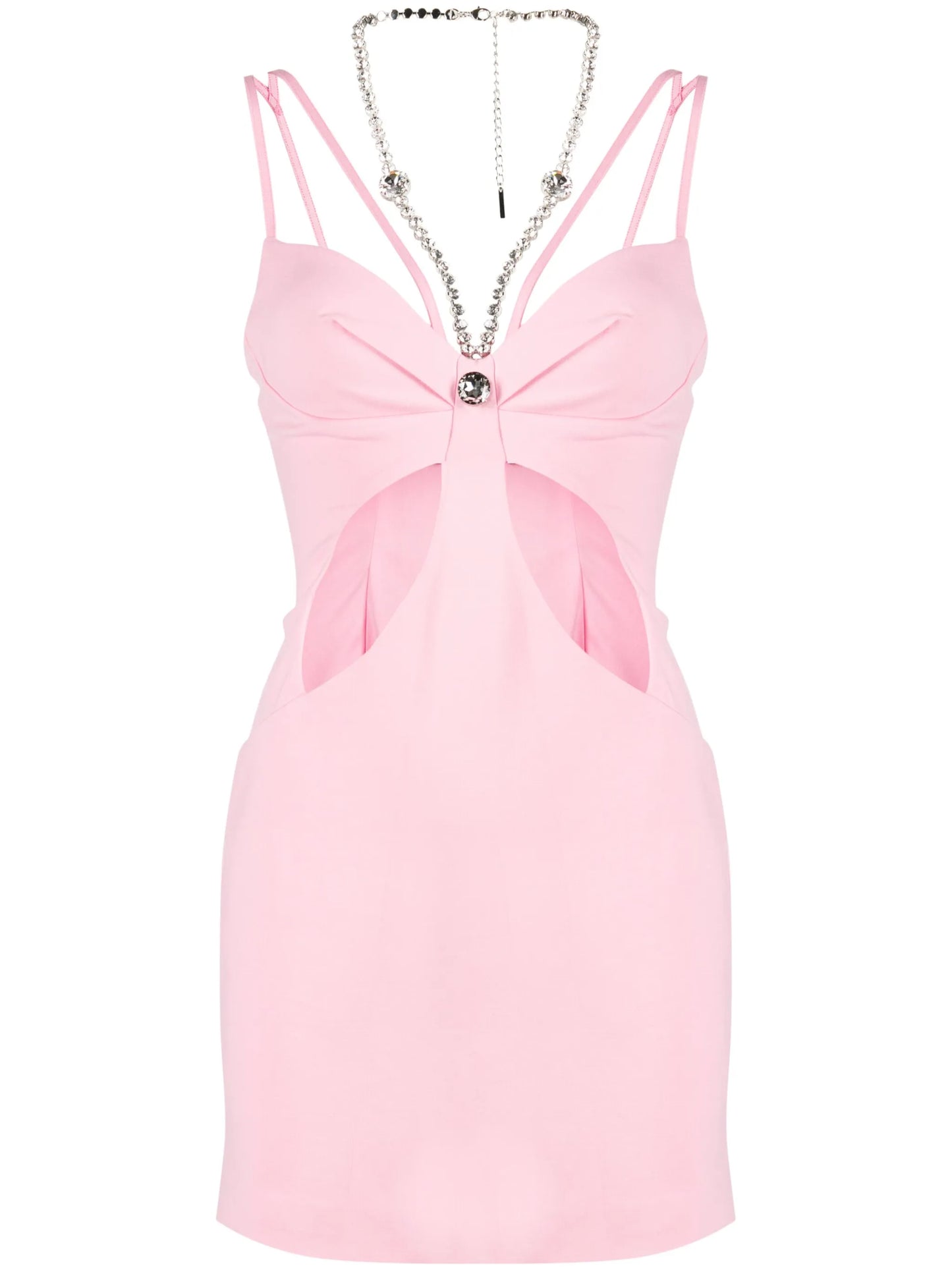 Butterfly cut-out mini dress