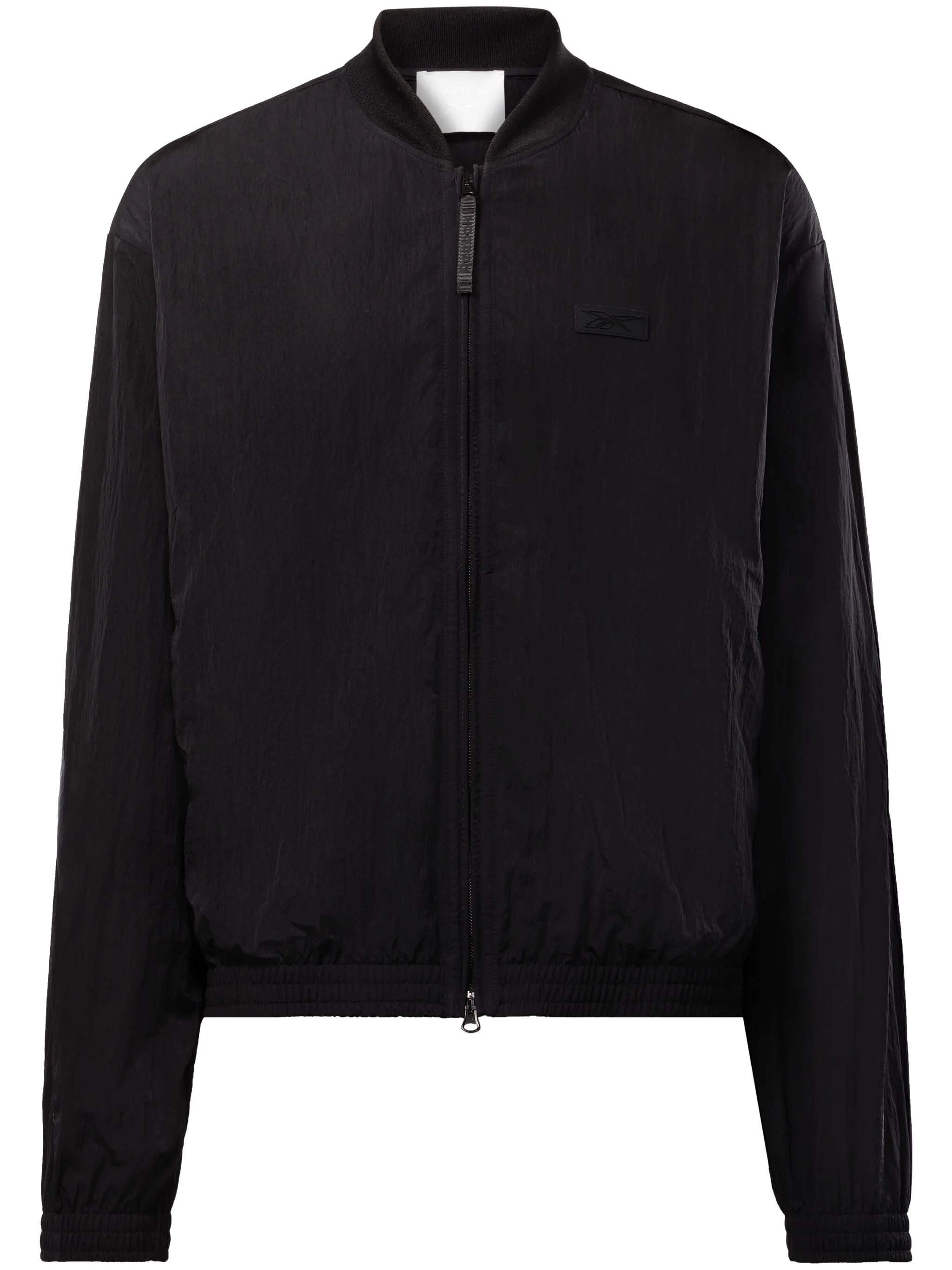stripe-detail bomber track jacket