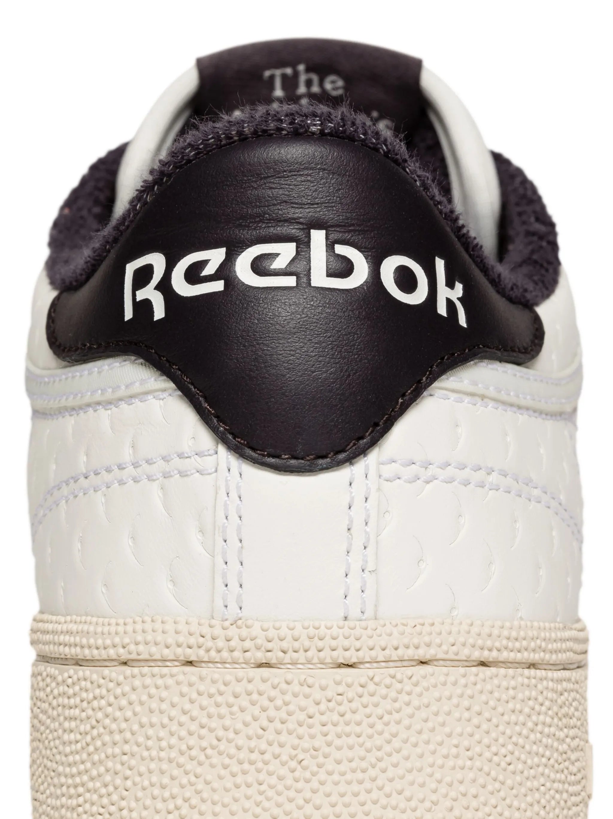 Club C embossed leather sneakers