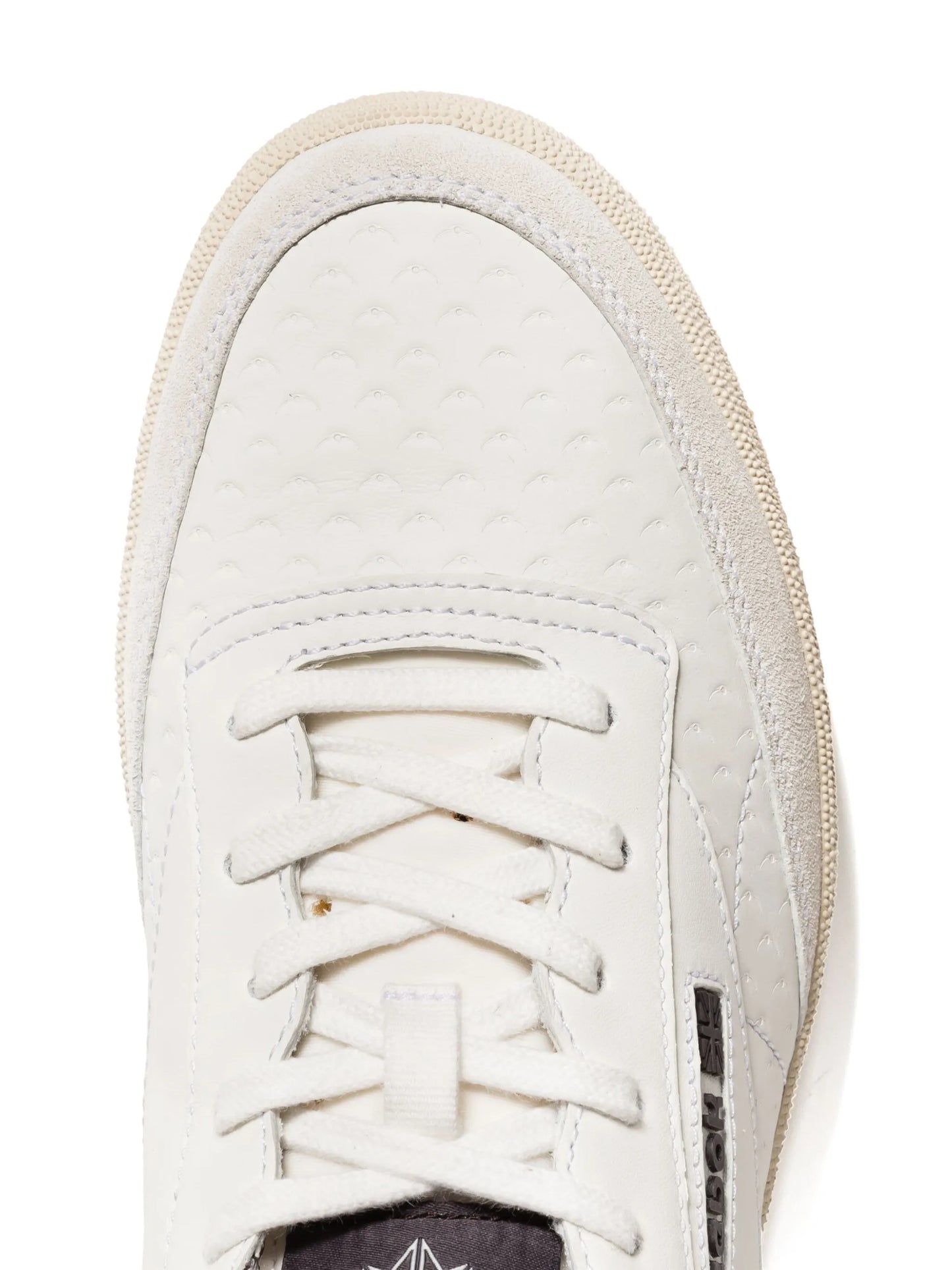 Club C embossed leather sneakers