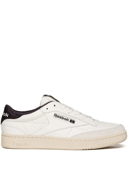 Club C embossed leather sneakers