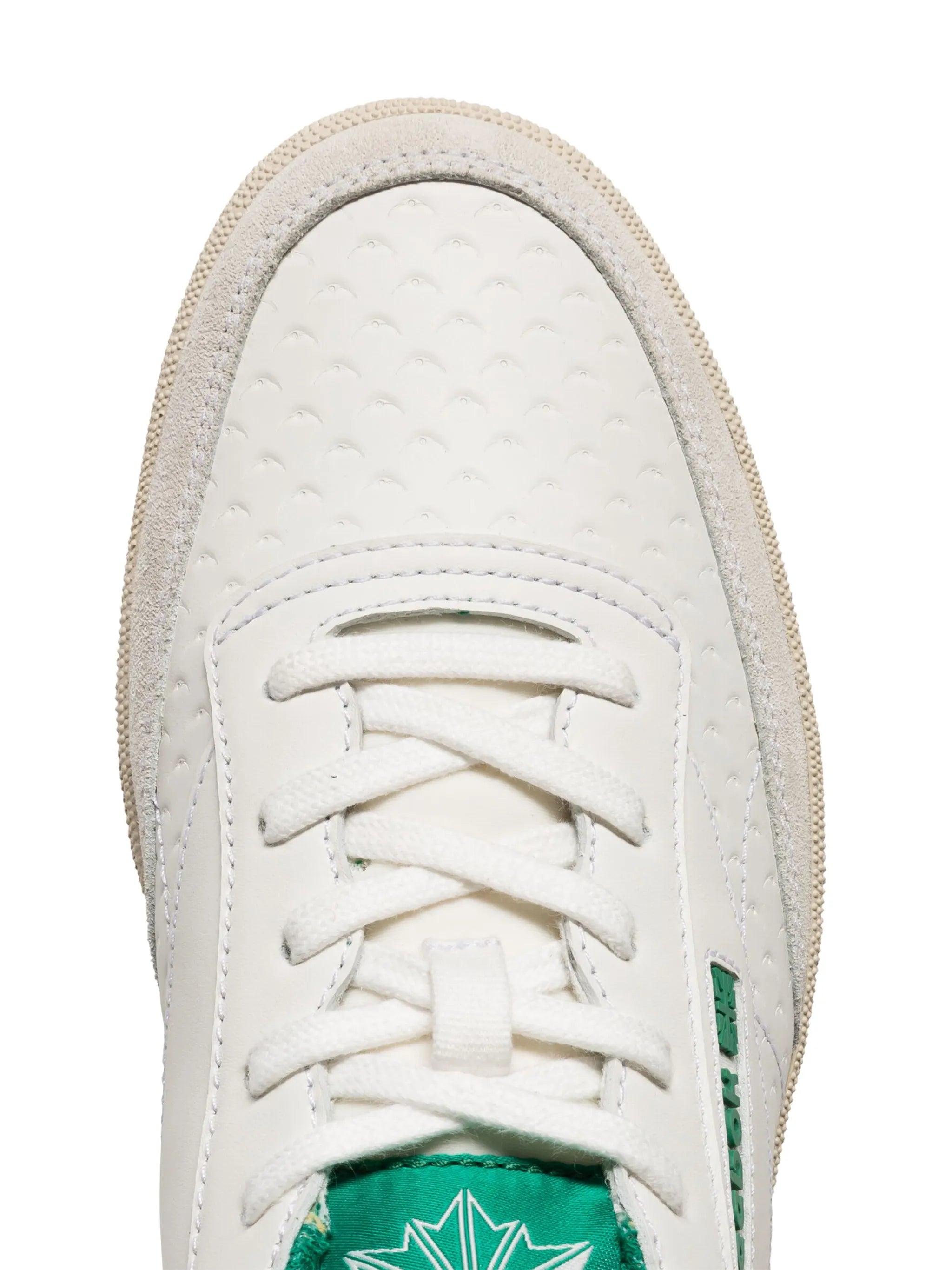 Club C embossed leather sneakers