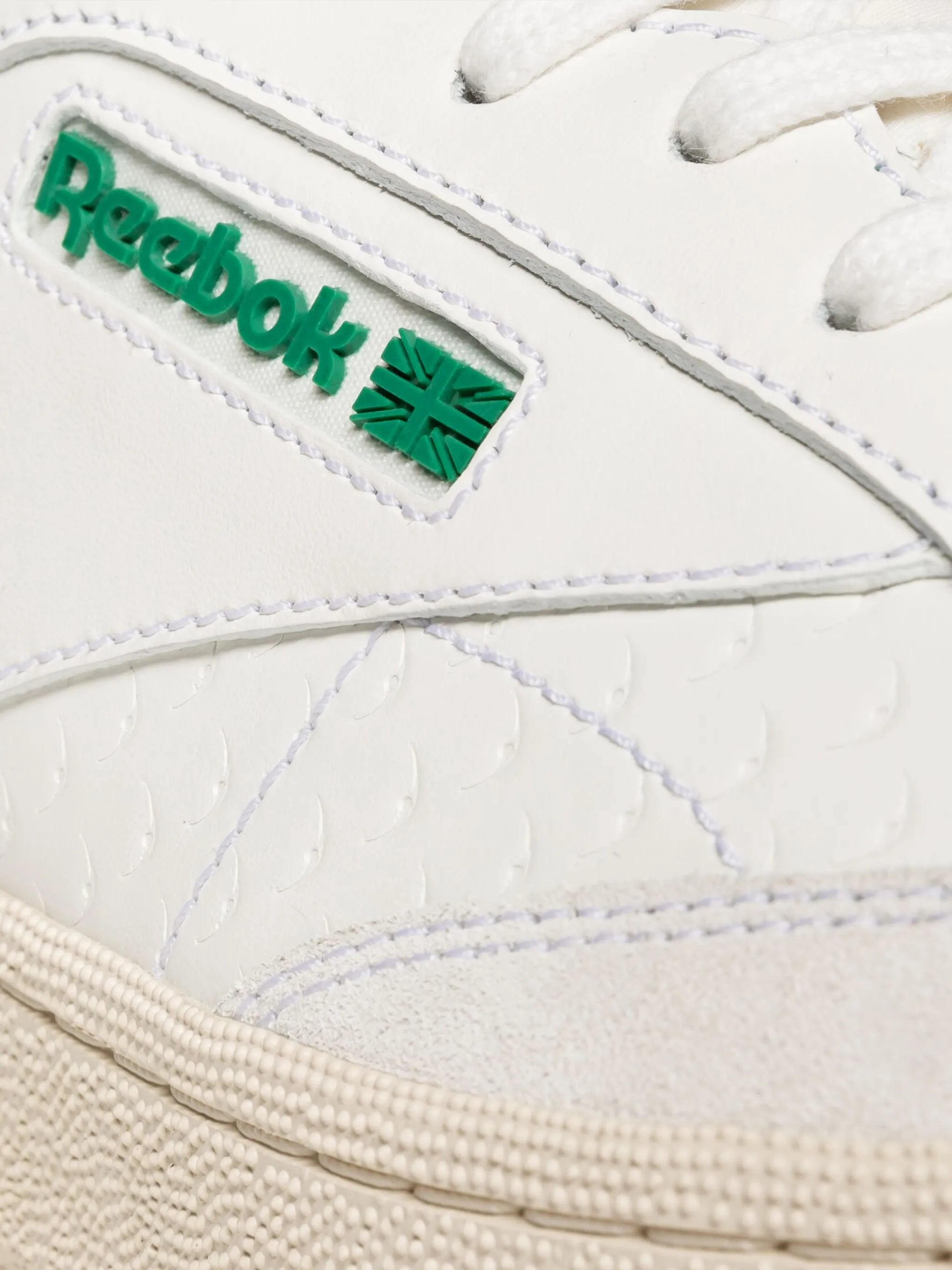Club C embossed leather sneakers