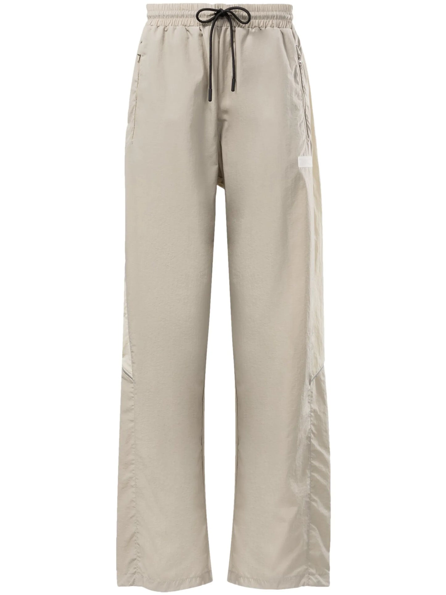 Vector Blocked panelled drawstring track pants