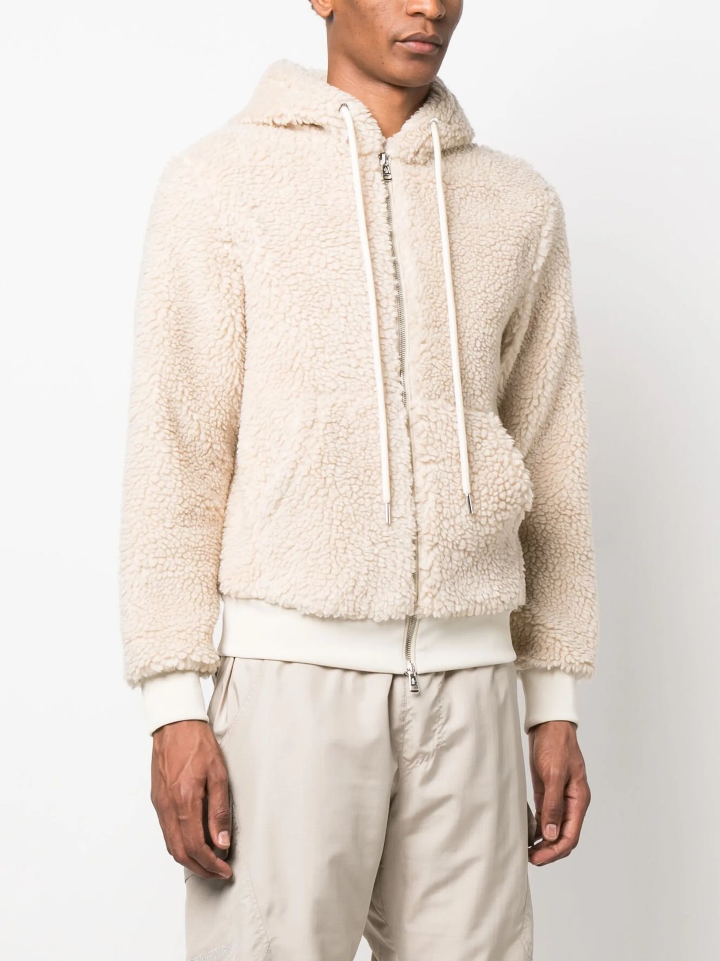Teddy zip-up hoodie