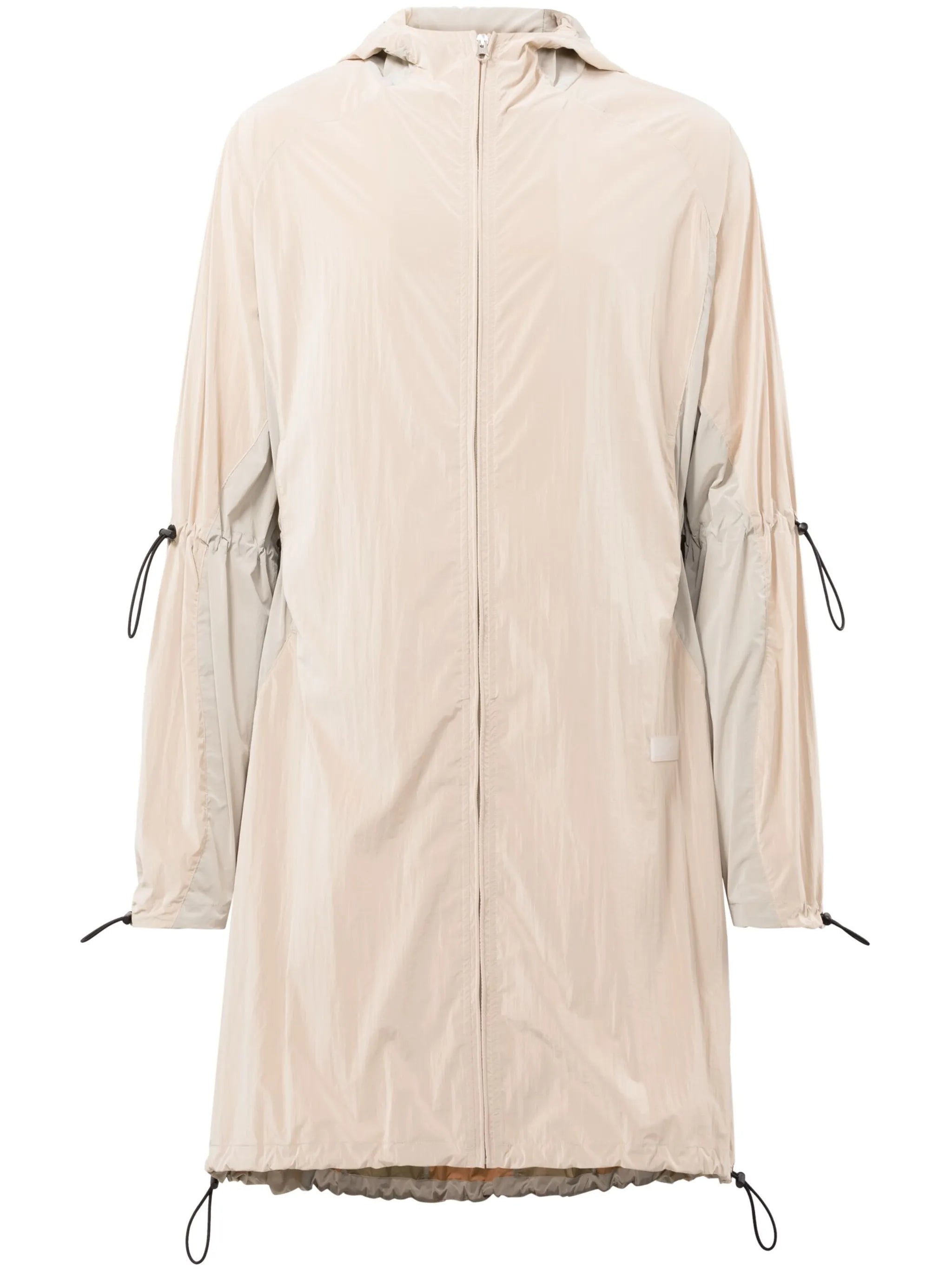 drawstring hooded parka
