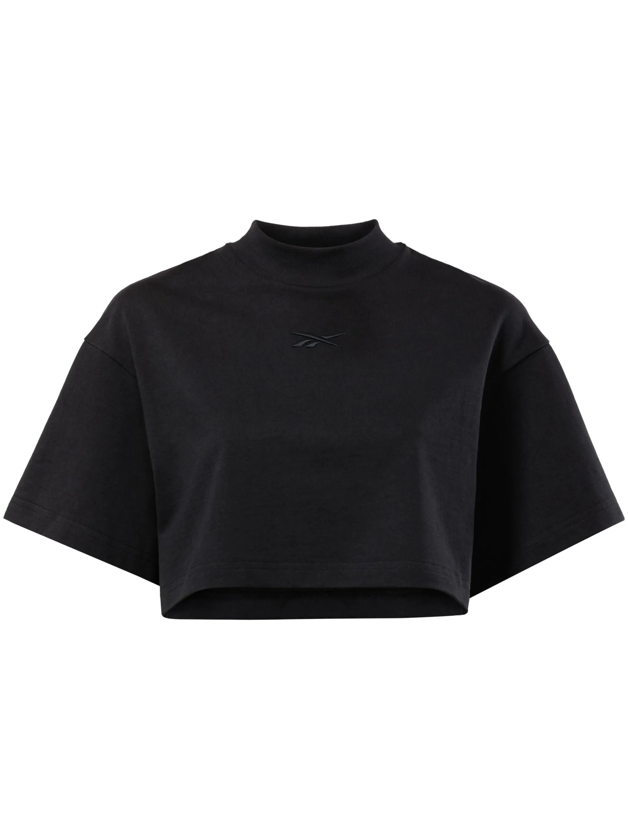 Vector cropped cotton T-shirt