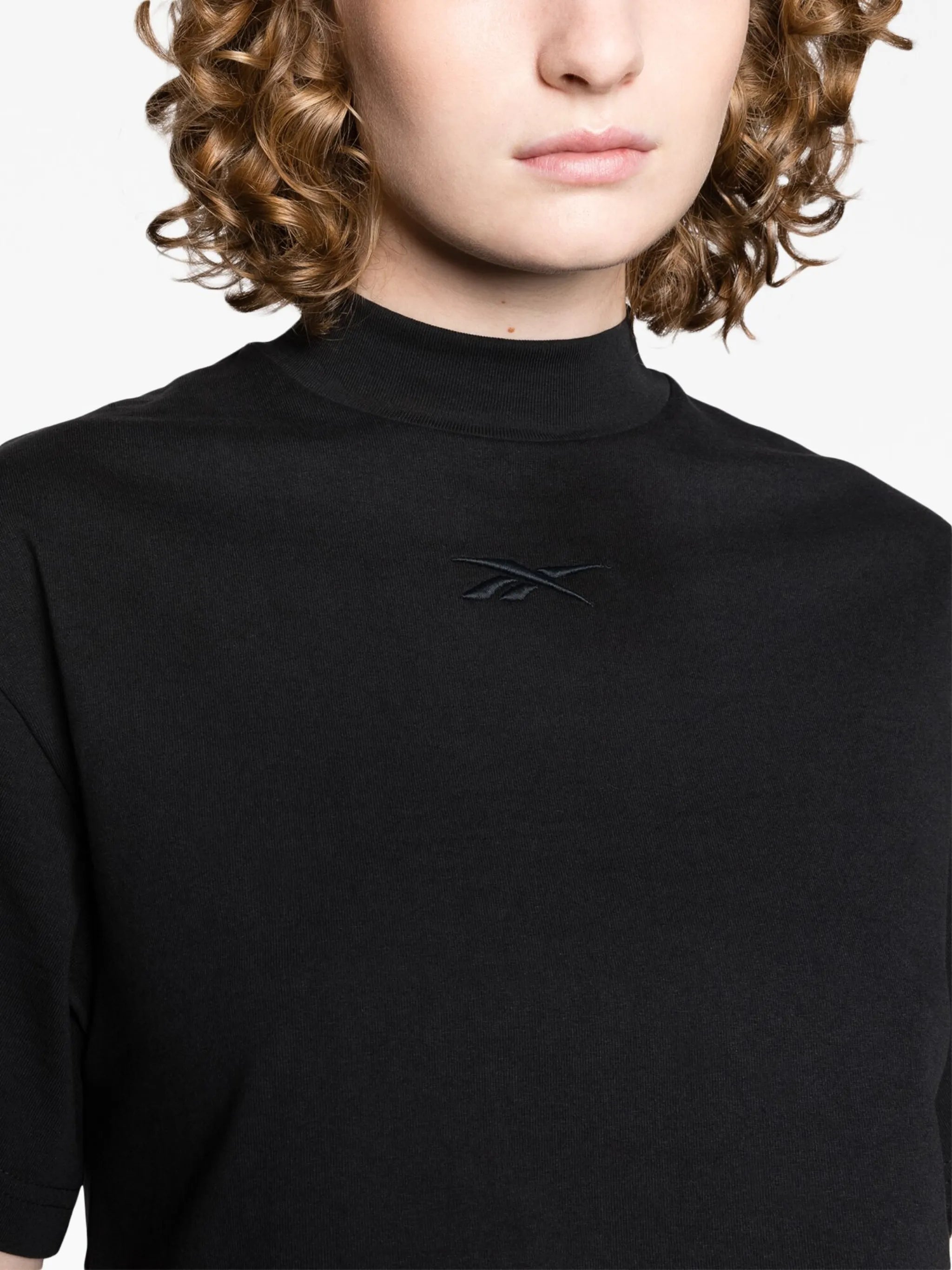 Vector cropped cotton T-shirt