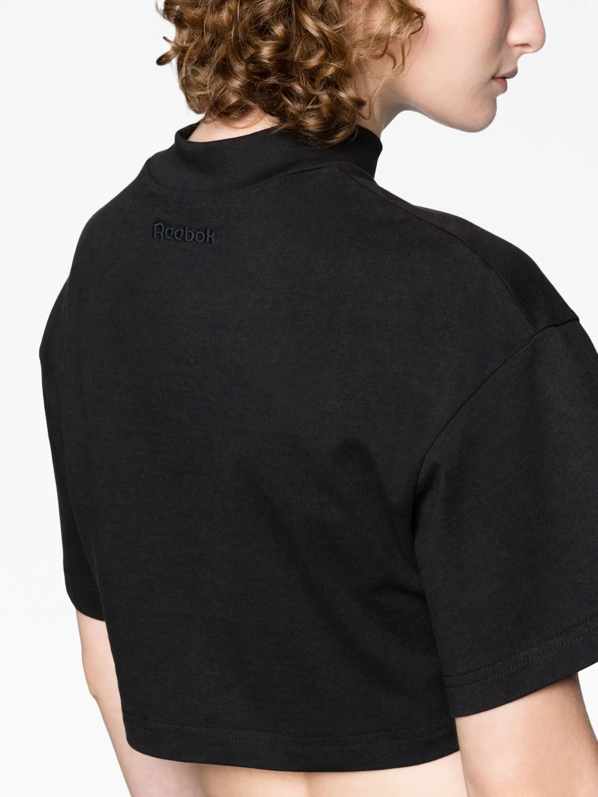 Vector cropped cotton T-shirt