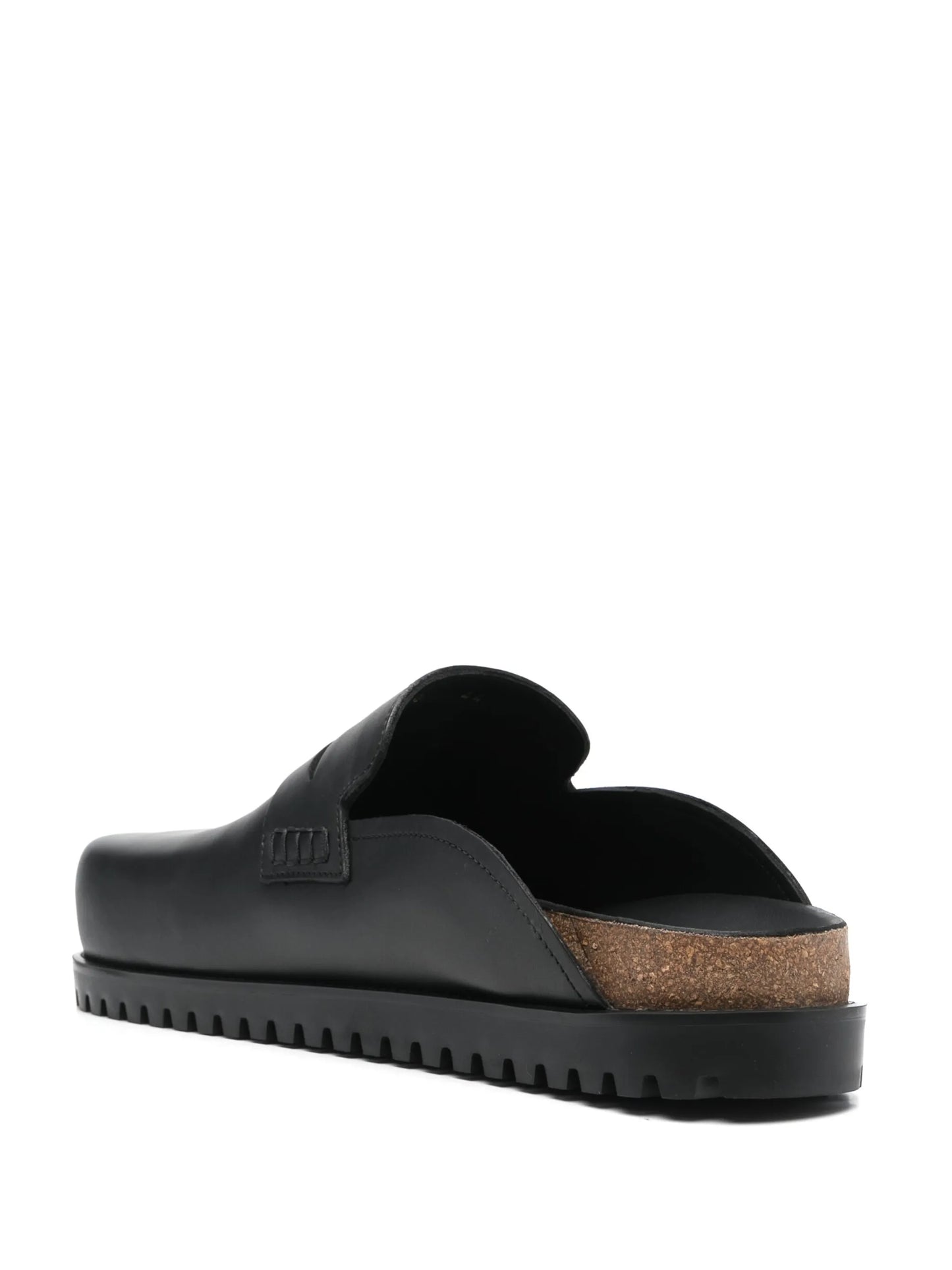Medusa leather cork-sole mules