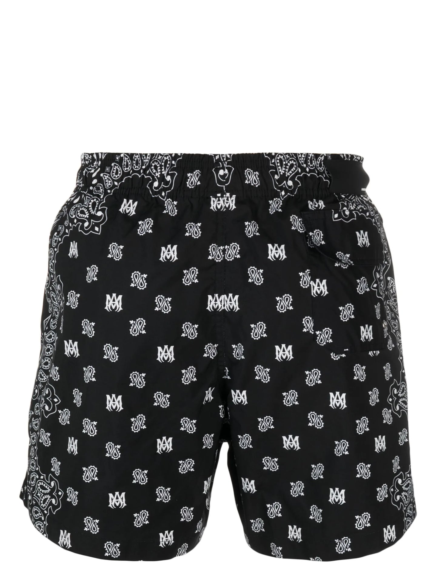 bandana-print swim shorts