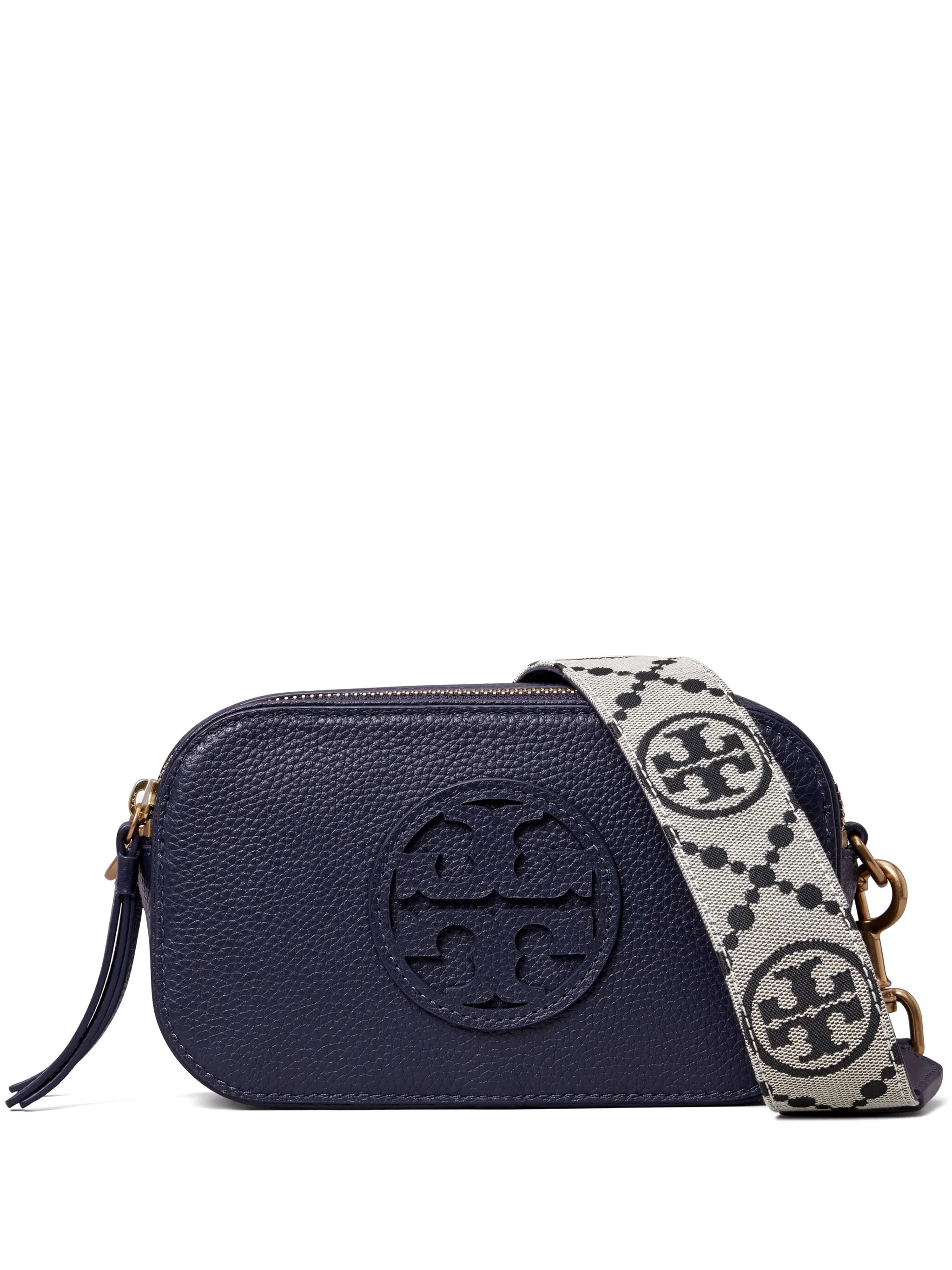 mini Miller grained-leather crossbody bag