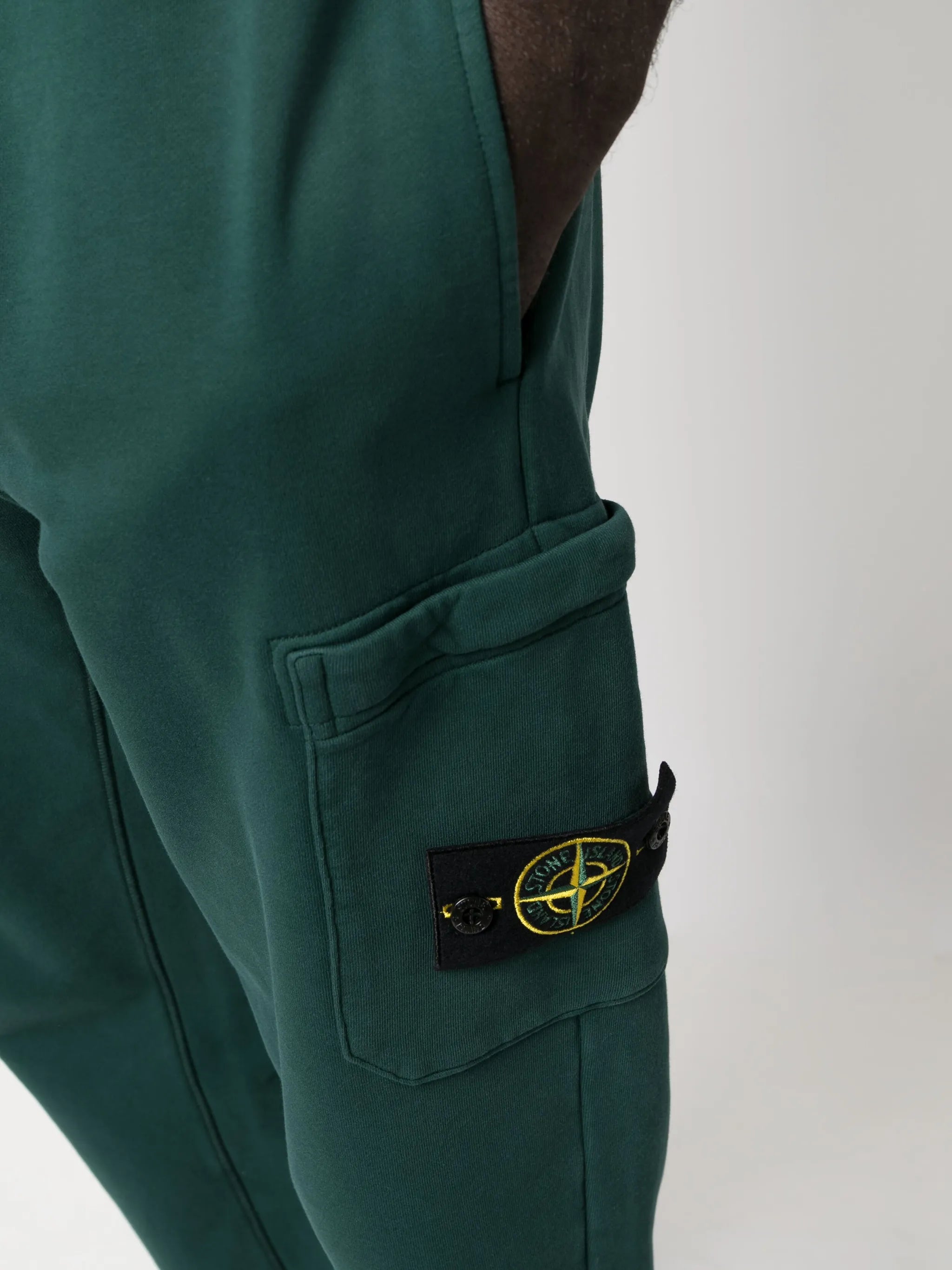 logo-patch cotton track pants