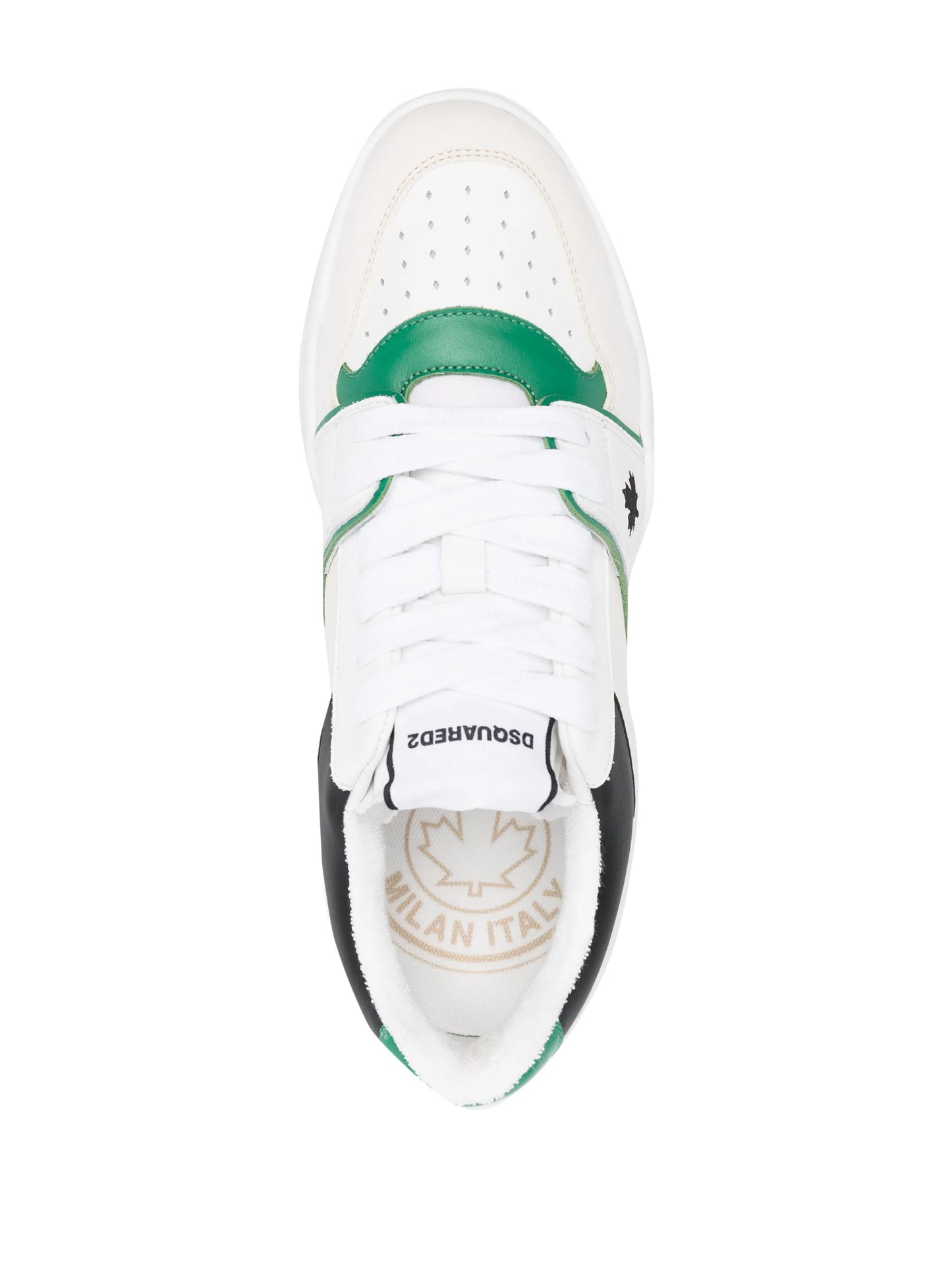 logo-patch low-top sneakers