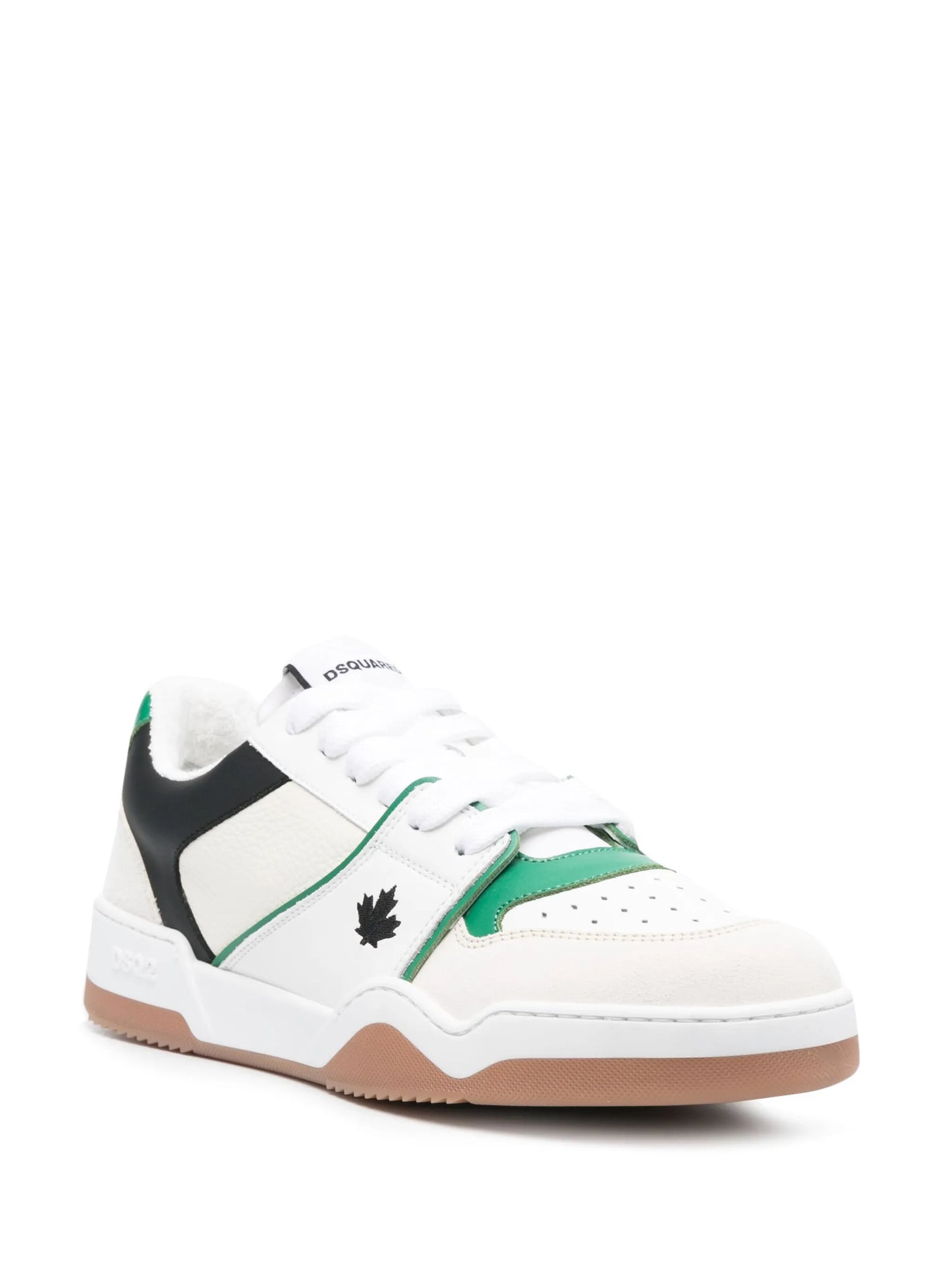logo-patch low-top sneakers