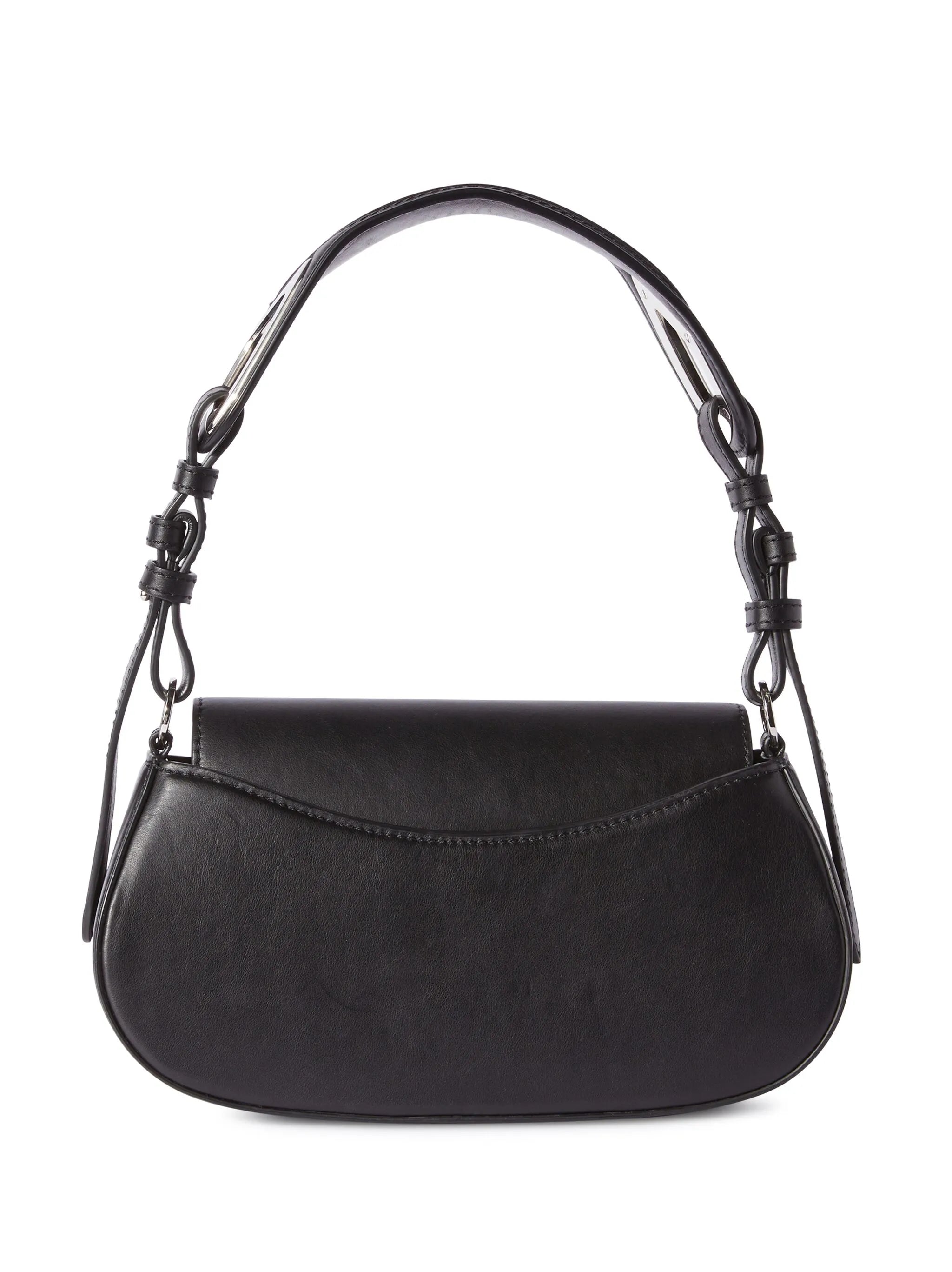 Clam shoulder bag