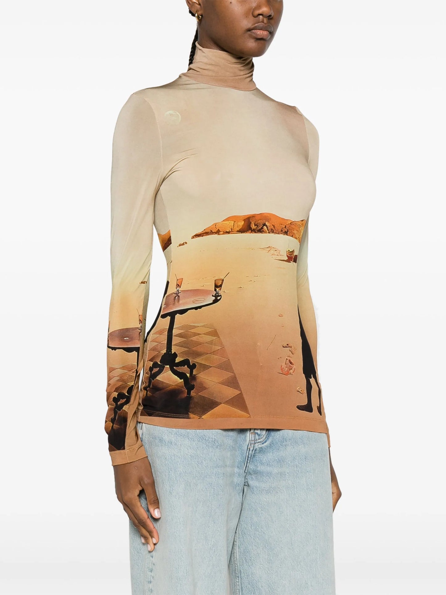 Dali's Sun Table-print top