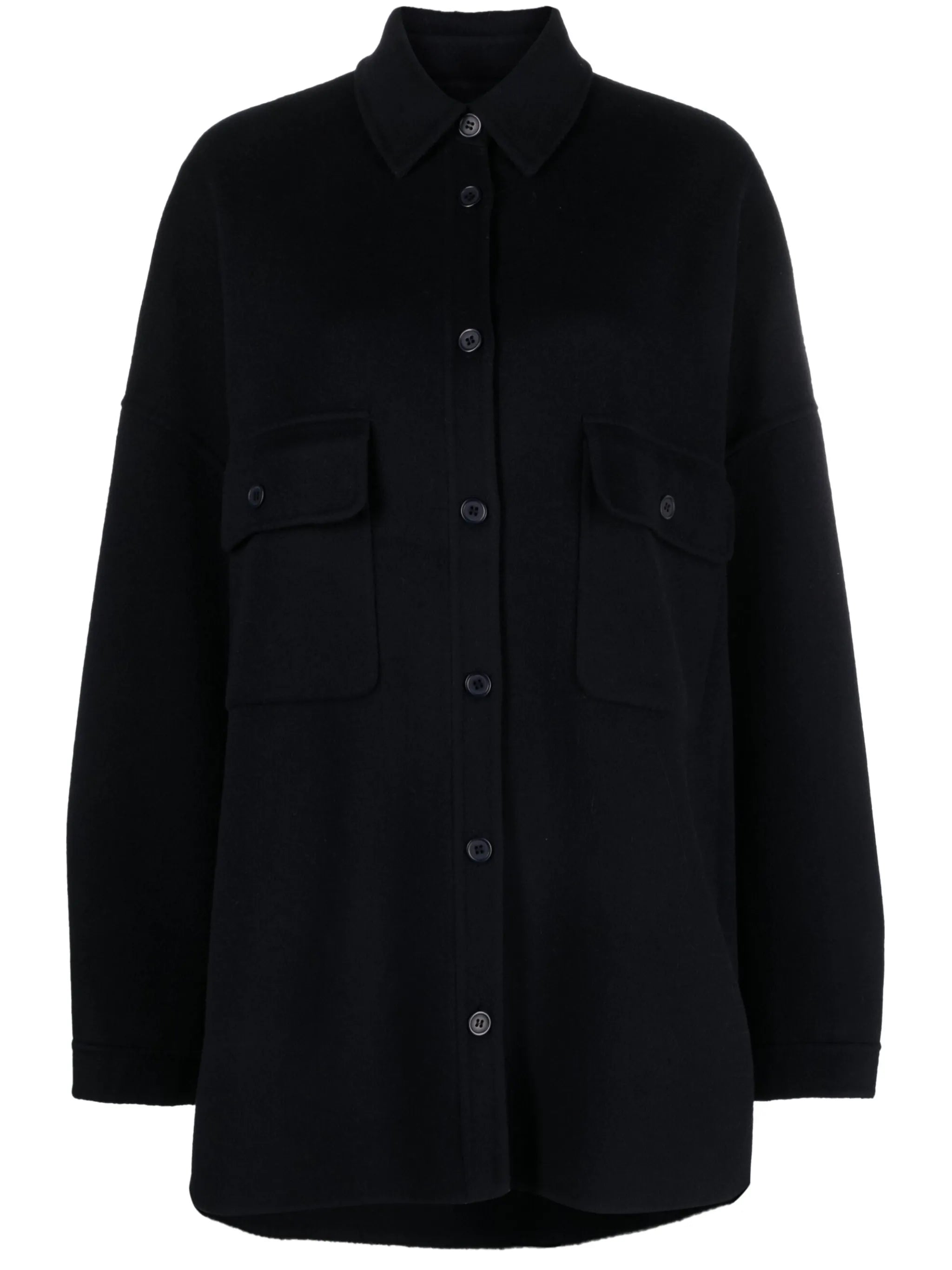 Dallas wool-blend overshirt
