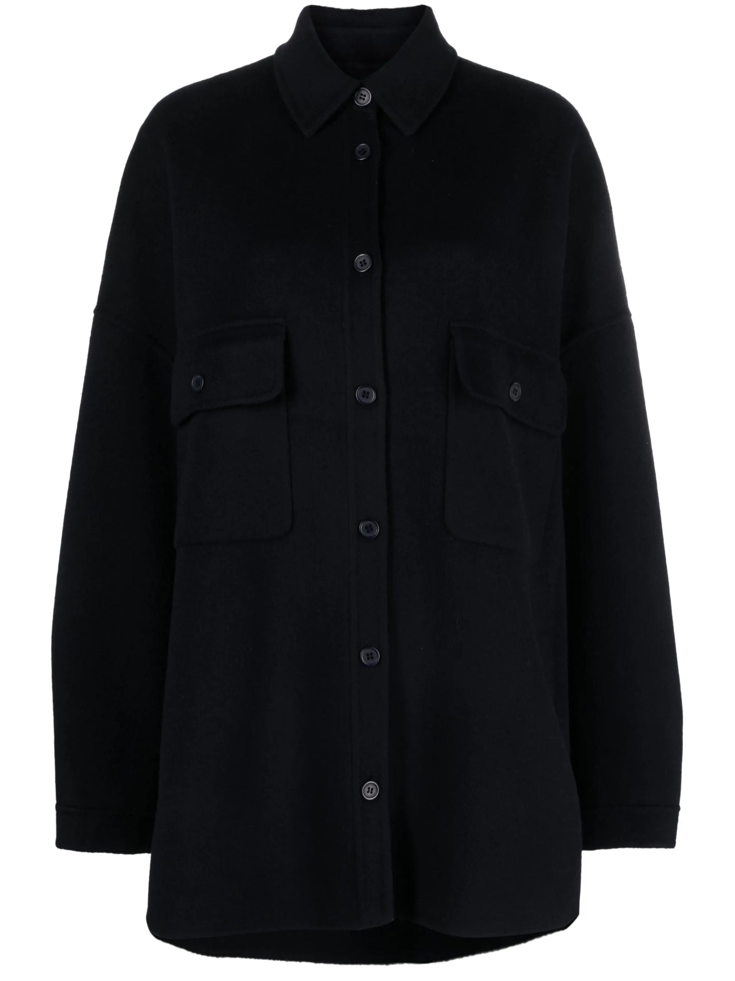 Dallas wool-blend overshirt