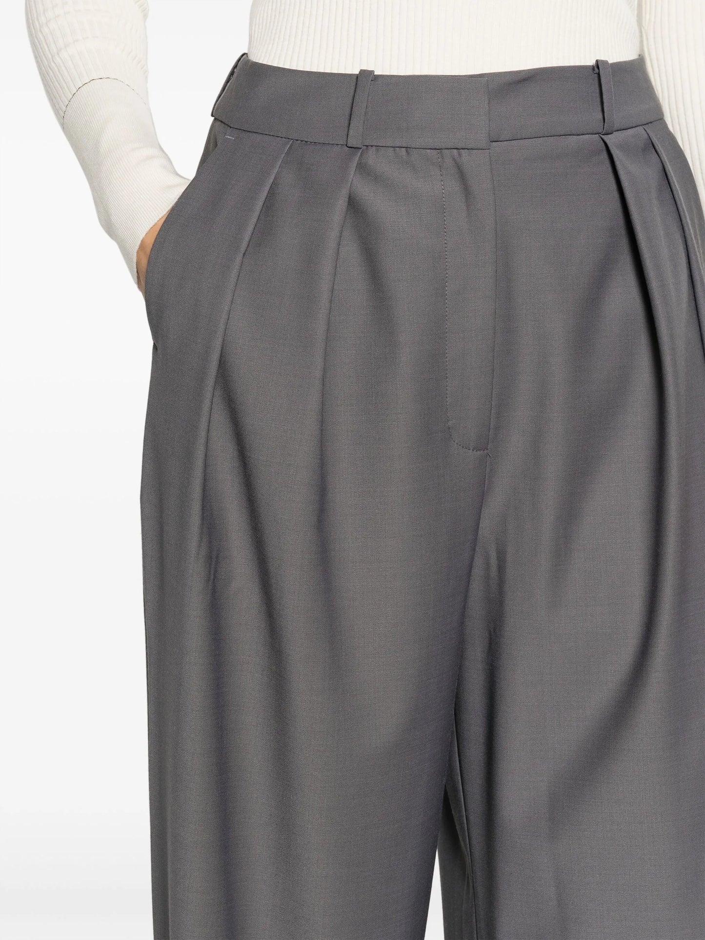 Ripley pleat-detail palazzo trousers
