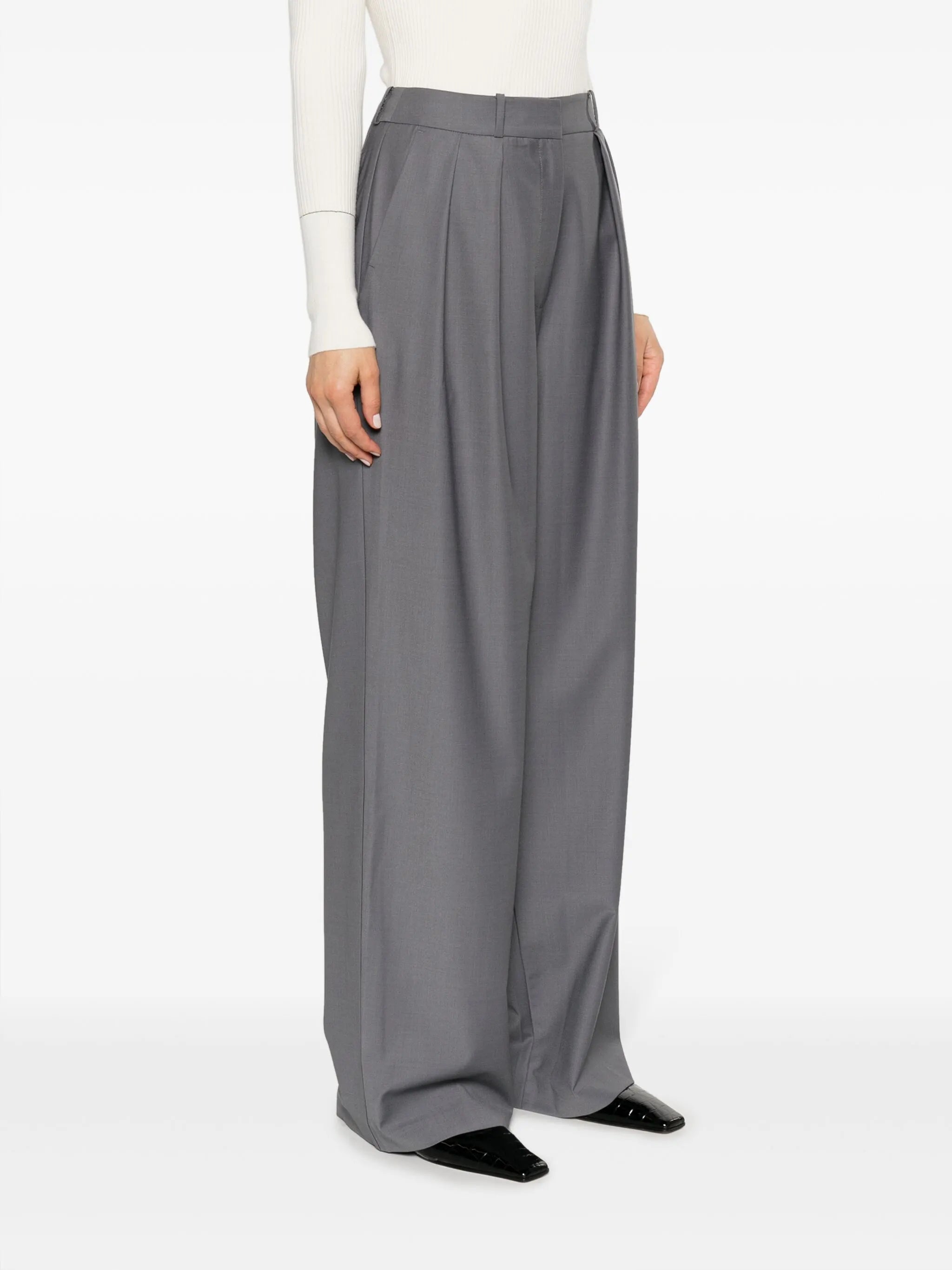 Ripley pleat-detail palazzo trousers