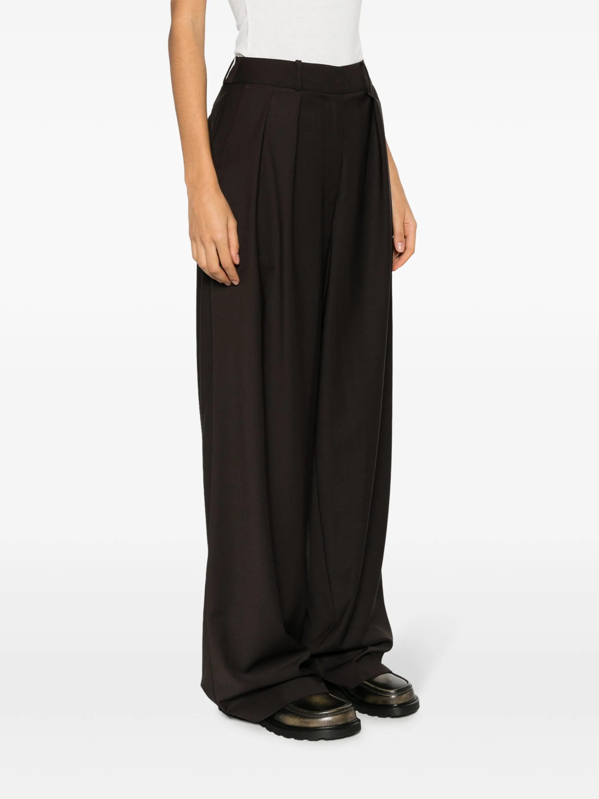 Ripley pleated tailored trousers